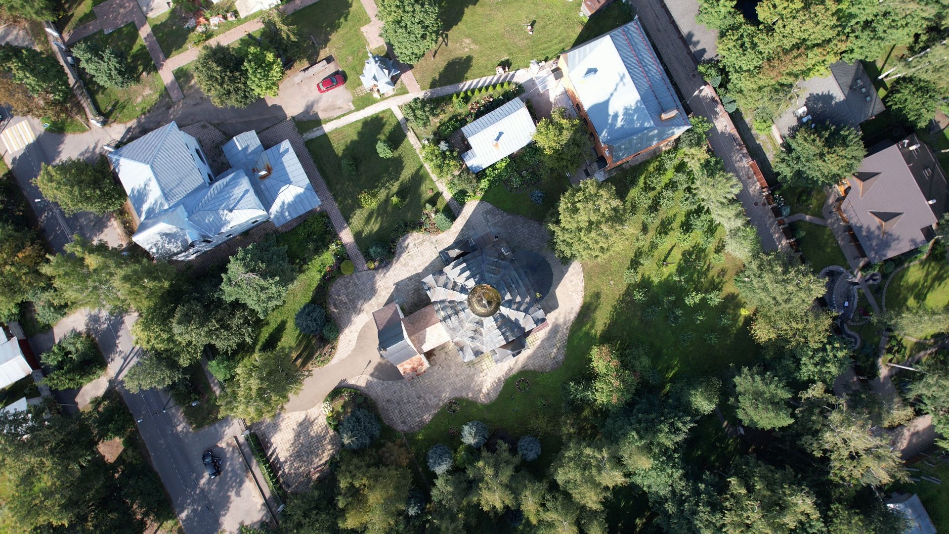 пушкино, храм, церковь,видео с коптера,