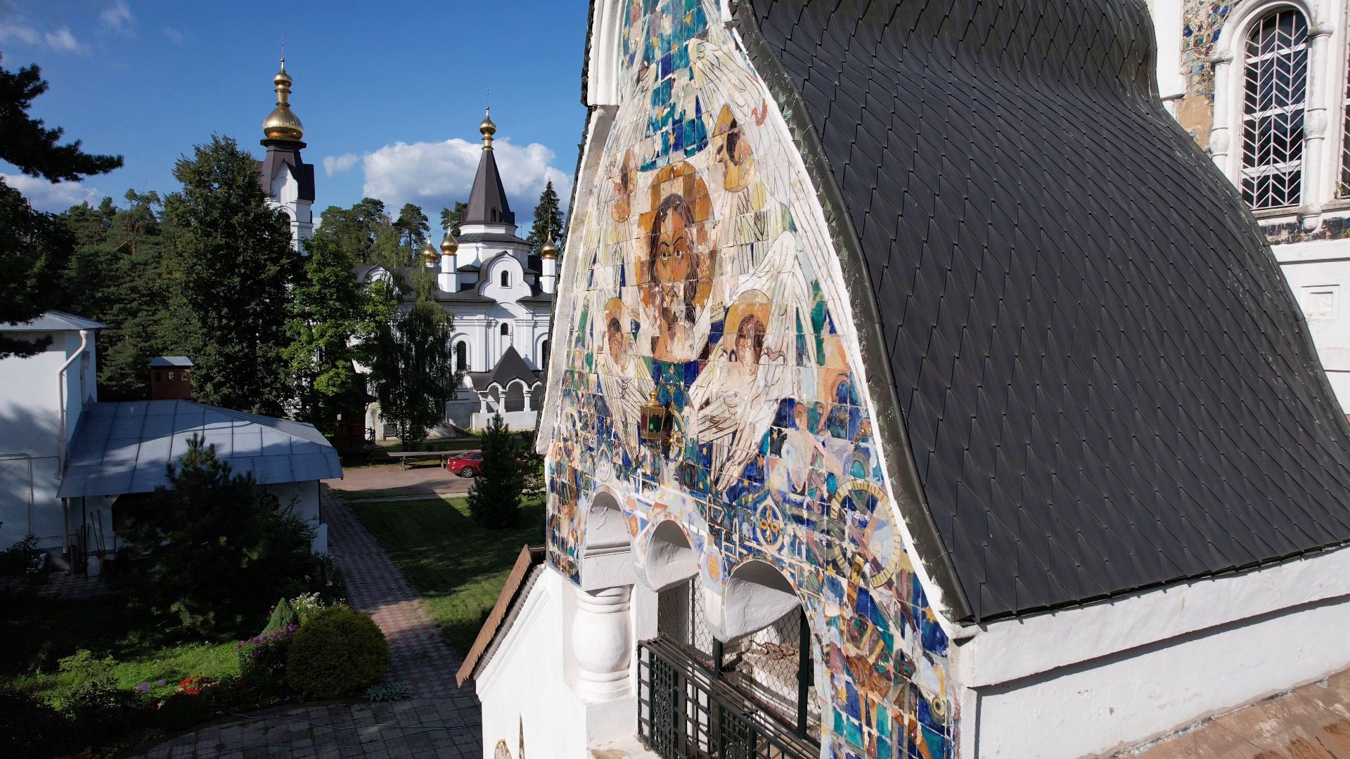 пушкино, храм, церковь,видео с коптера,