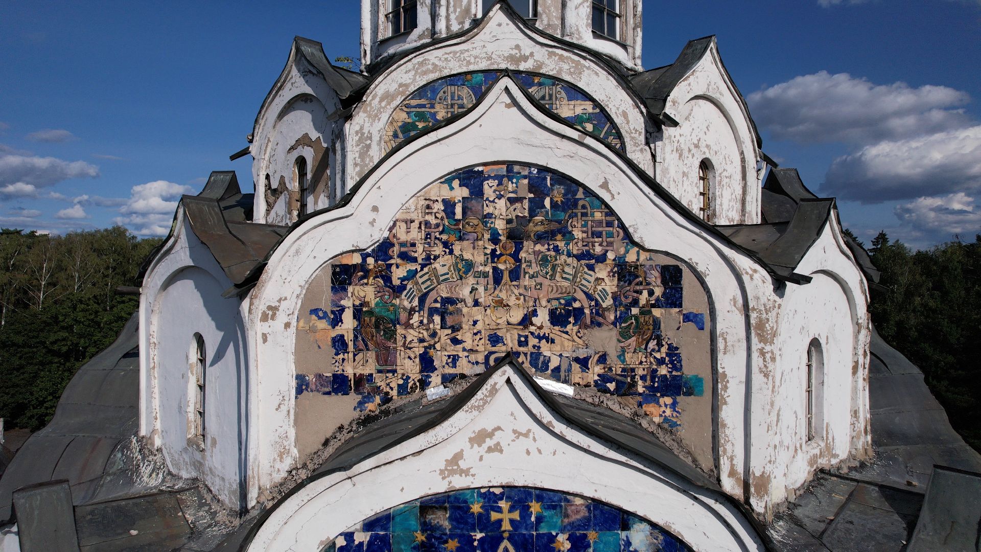 пушкино, храм, церковь,видео с коптера,