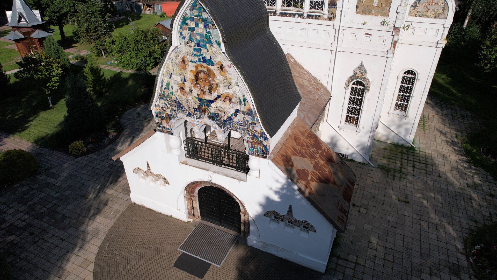 пушкино, храм, церковь,видео с коптера,