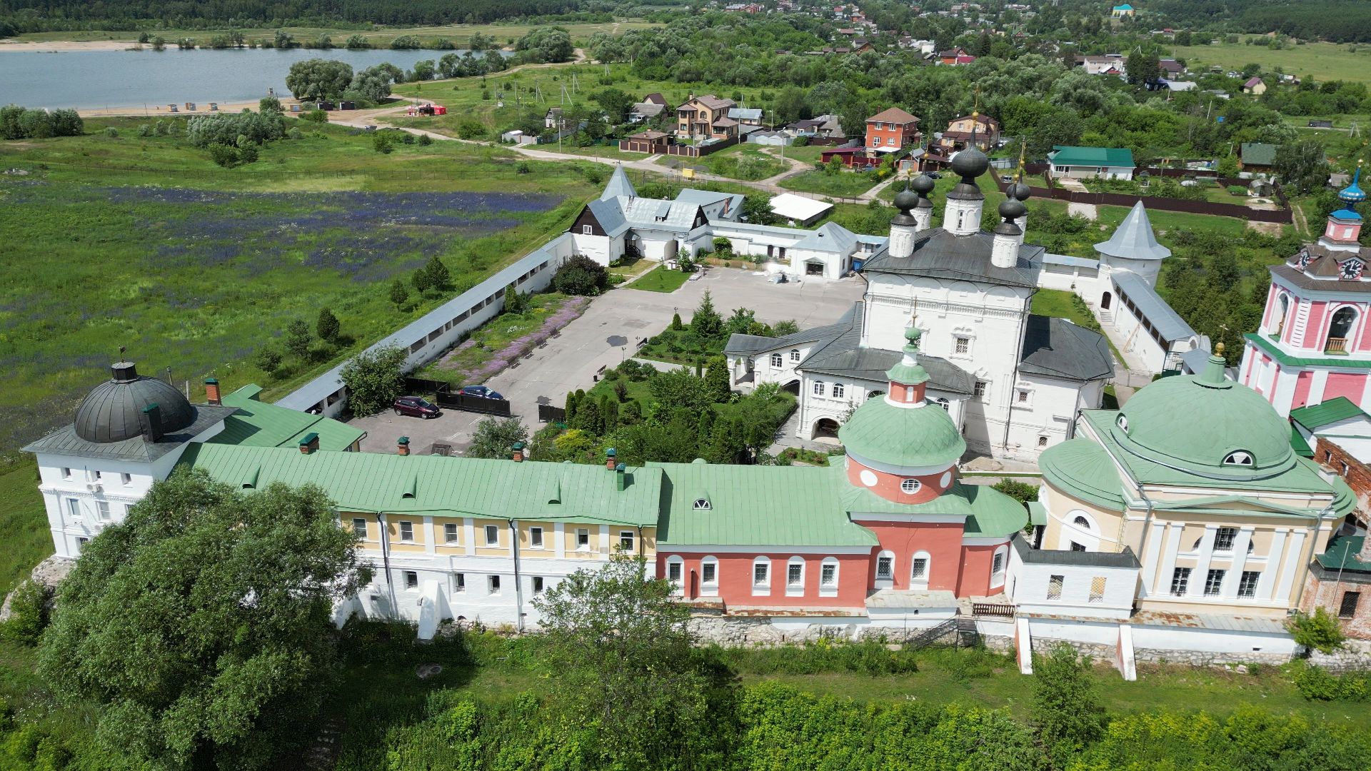 ступино, монастырь, икона,видео с коптера,