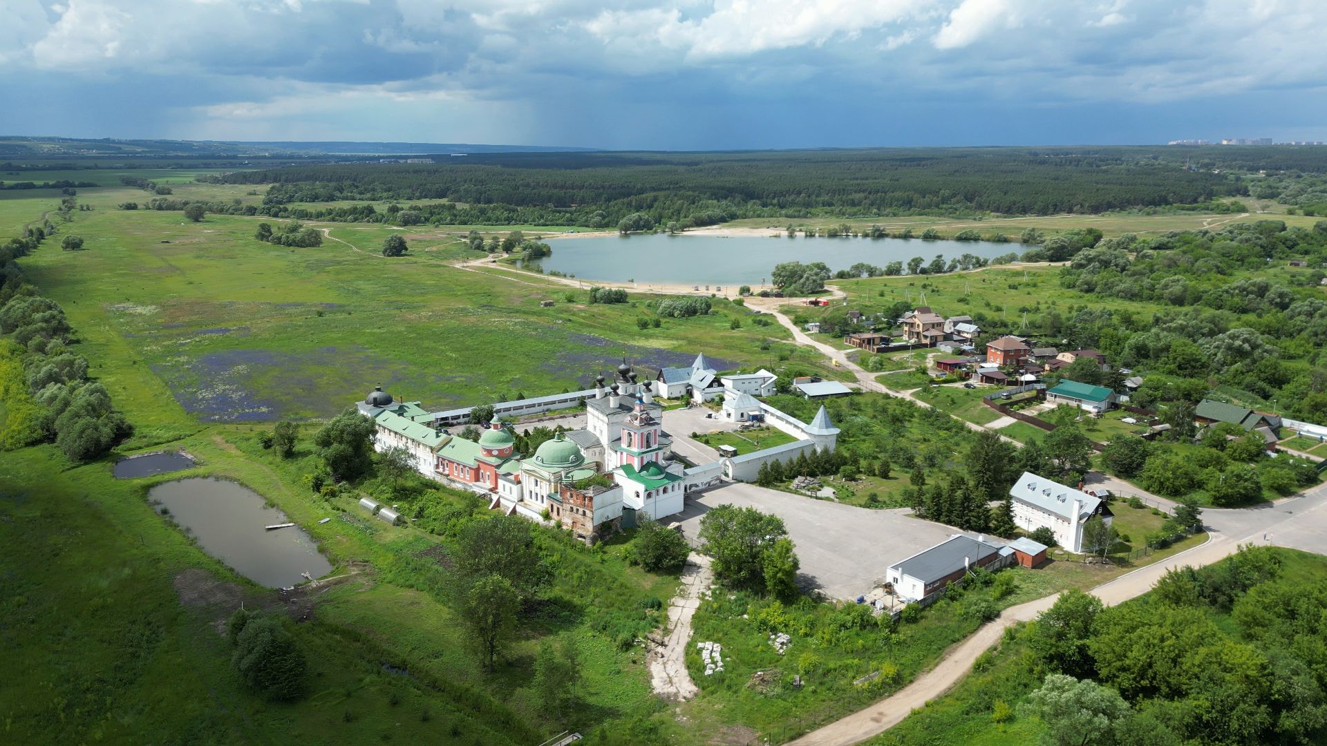 ступино, монастырь, икона,видео с коптера,