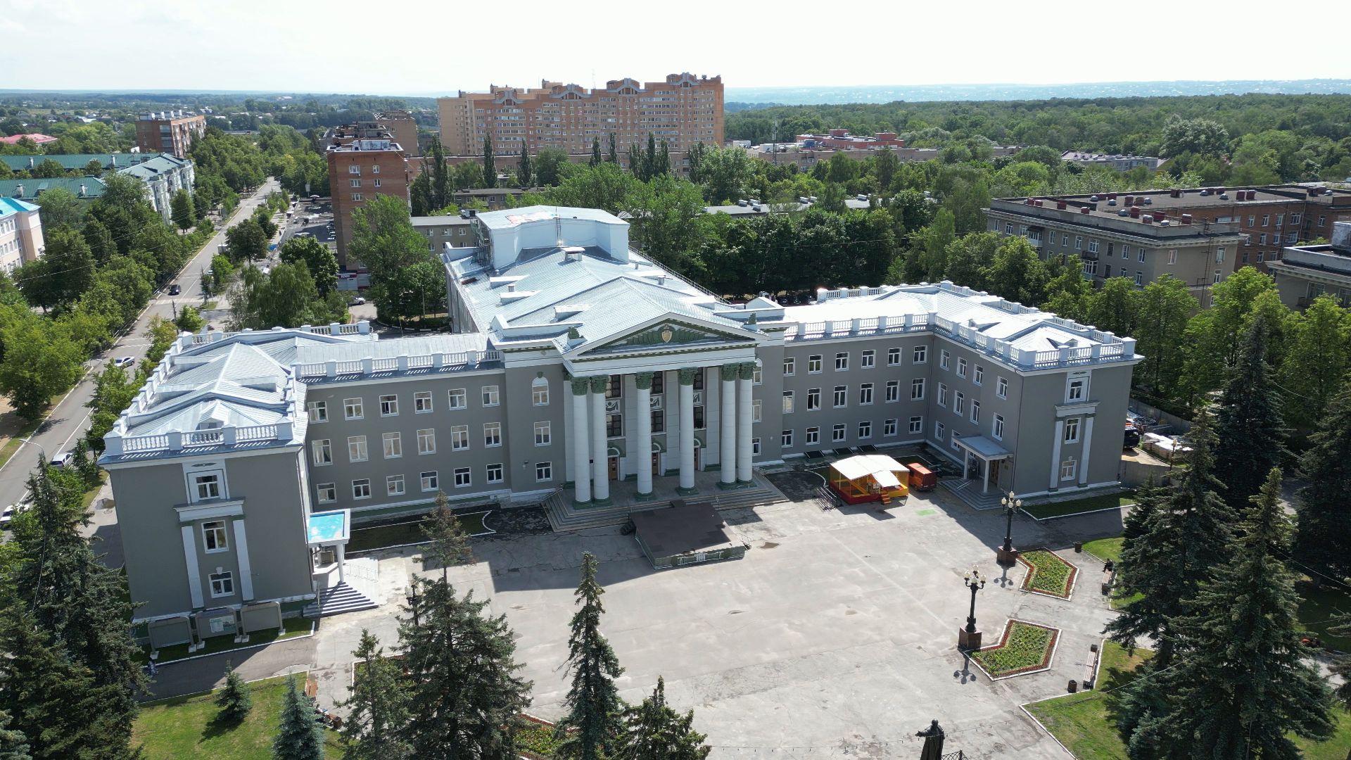 ступино, дк, дворец, ремонт,видео с коптера,