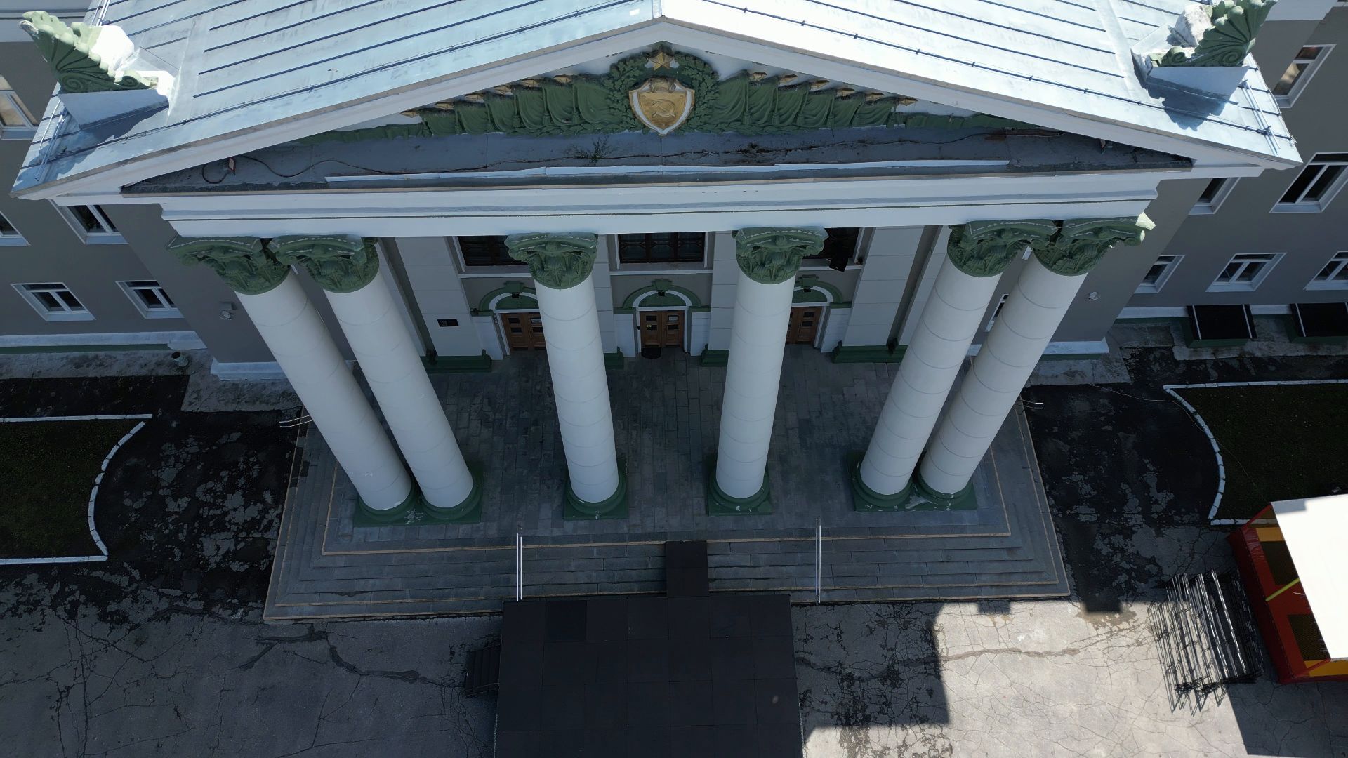 ступино, дк, дворец, ремонт,видео с коптера,