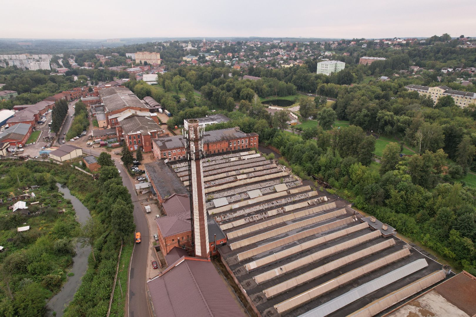 яхрома, ткацкая, фабрика,видео с коптера,