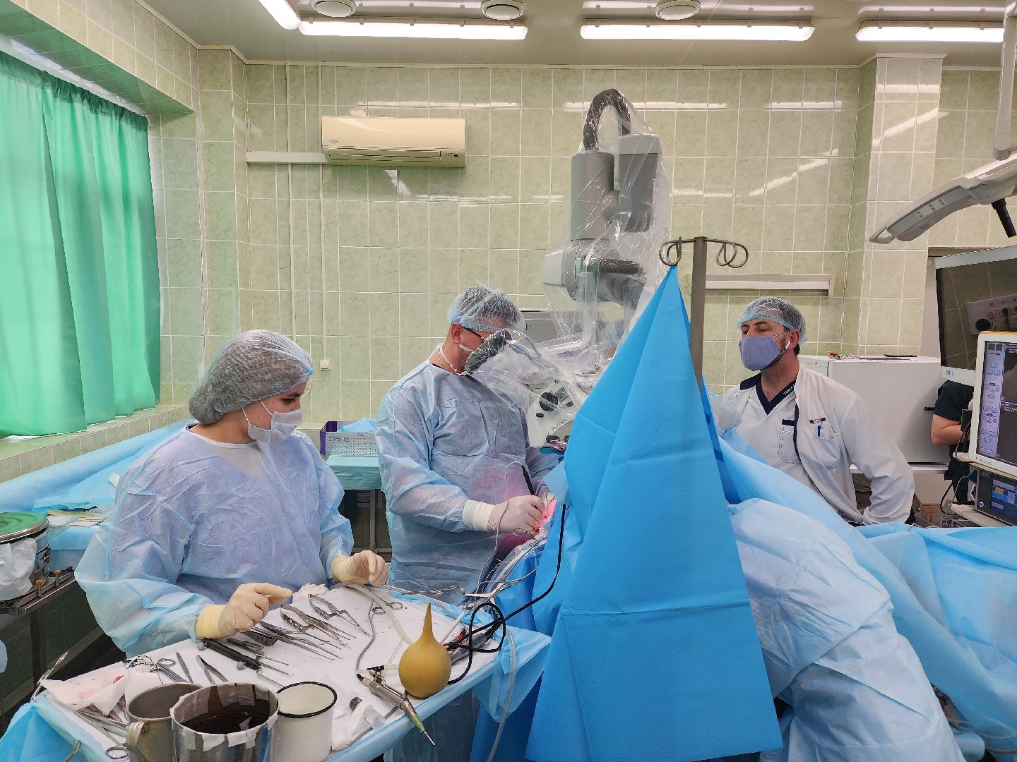 Медицина, Подольск, Подольская больница, Операция, Технологии, нейрохирургия,