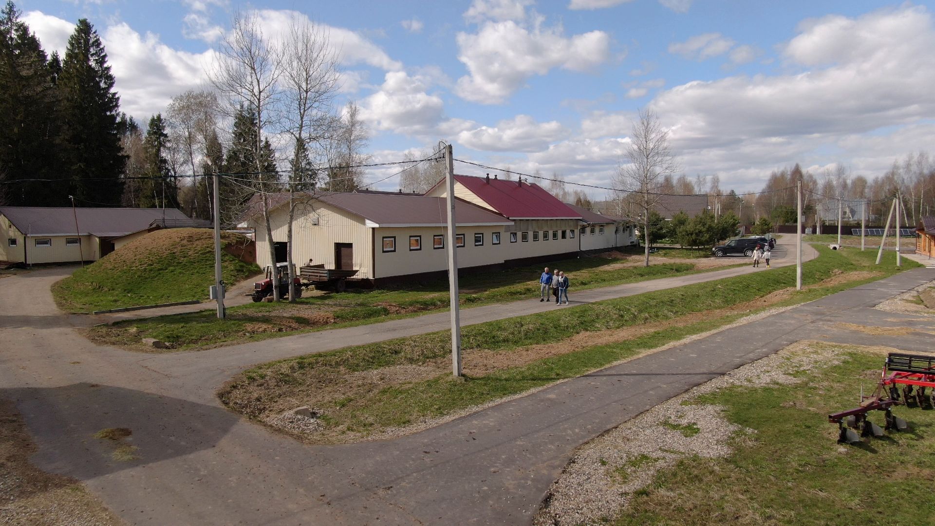 талдом, ферма, козы,видео с коптера,