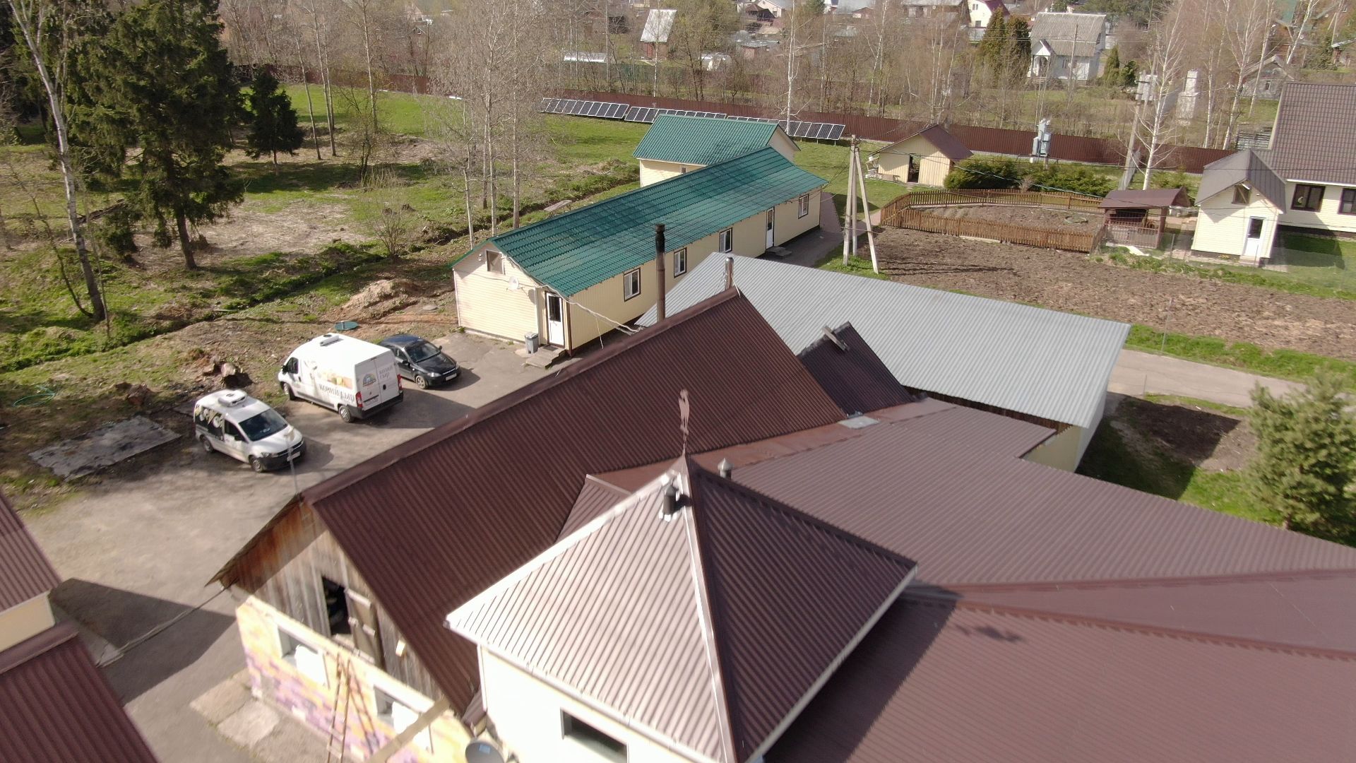 талдом, ферма, козы,видео с коптера,