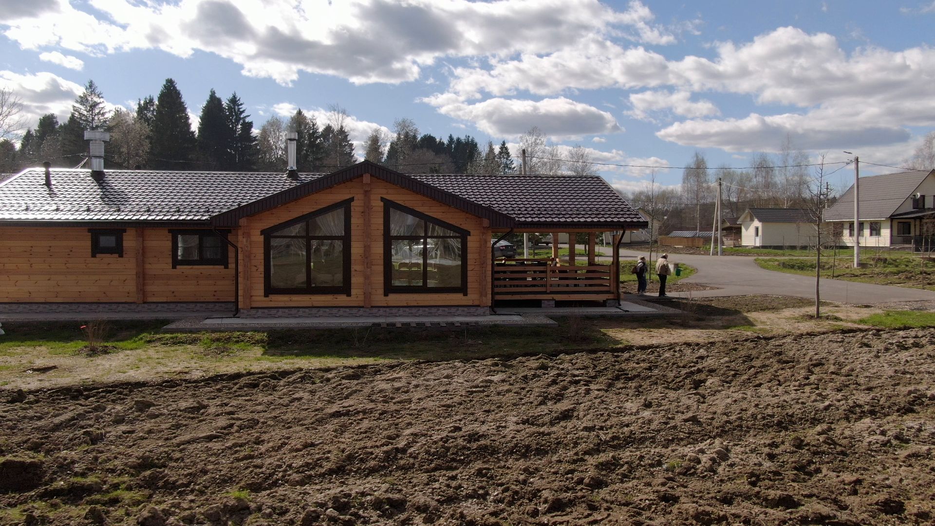 талдом, ферма, козы,видео с коптера,