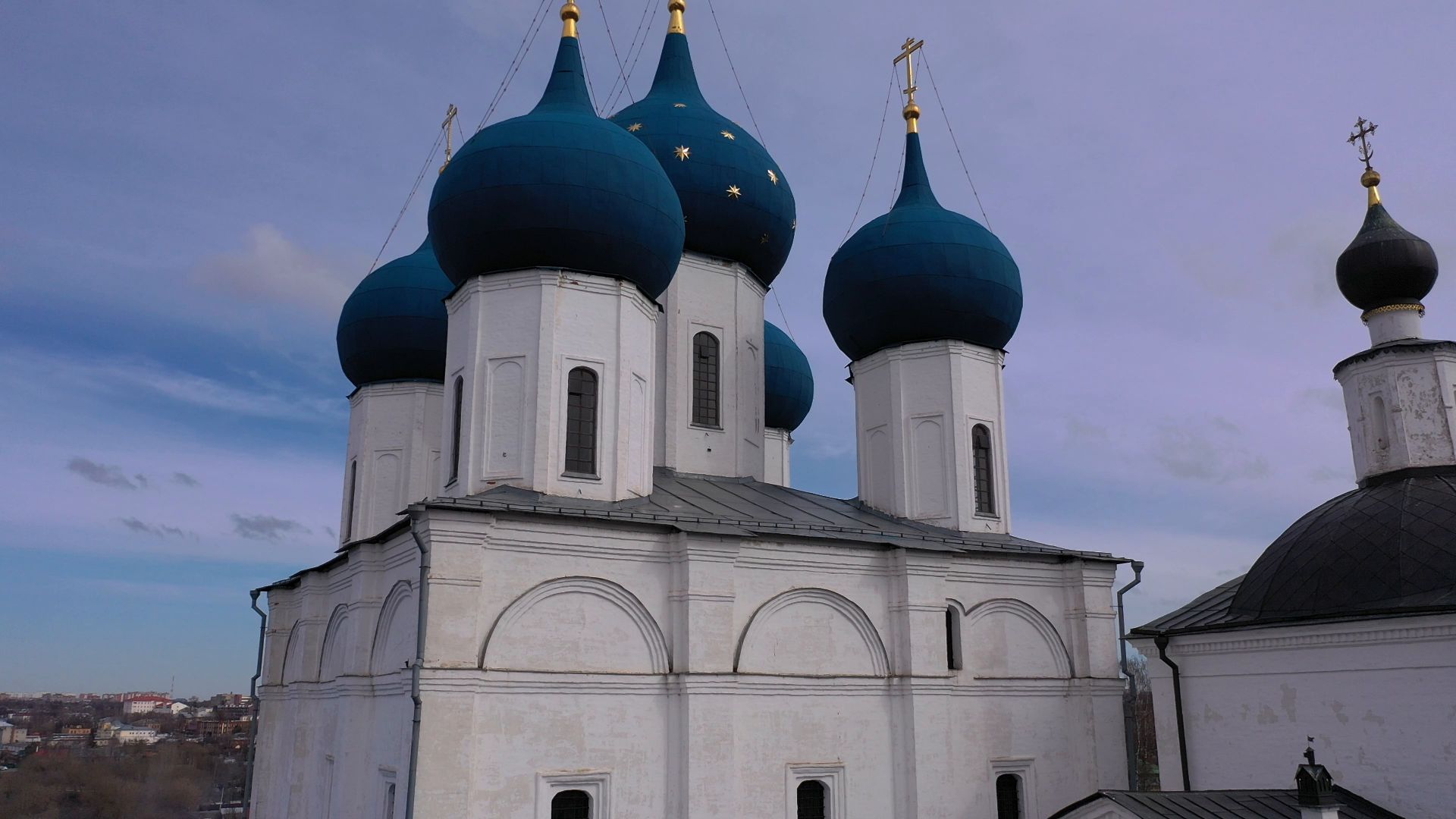 Серпухов, монастырь, культура,видео с коптера,