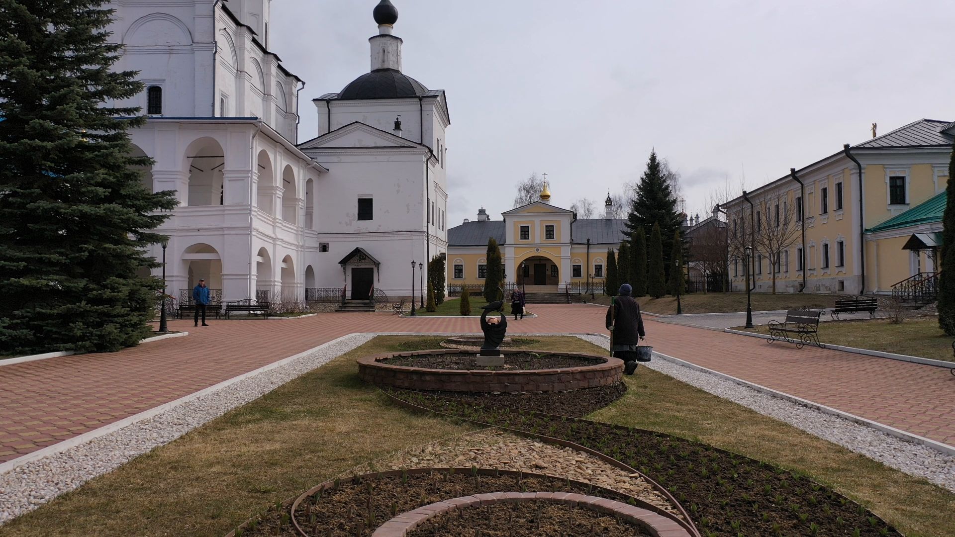 Серпухов, монастырь, культура,видео с коптера,