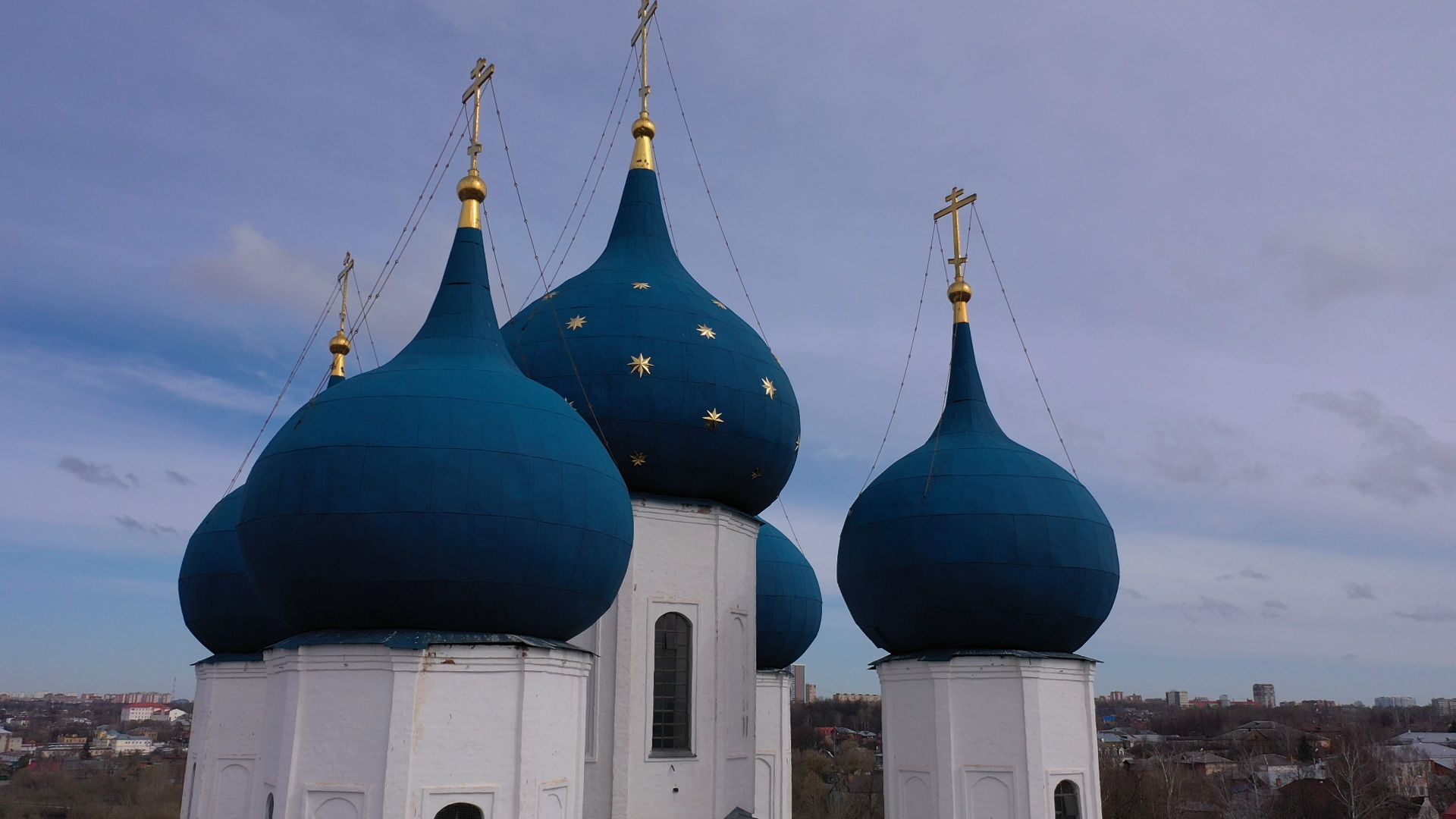 Серпухов, монастырь, культура,видео с коптера,