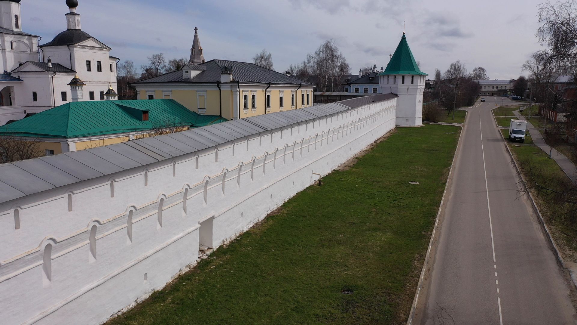 Серпухов, монастырь, культура,видео с коптера,