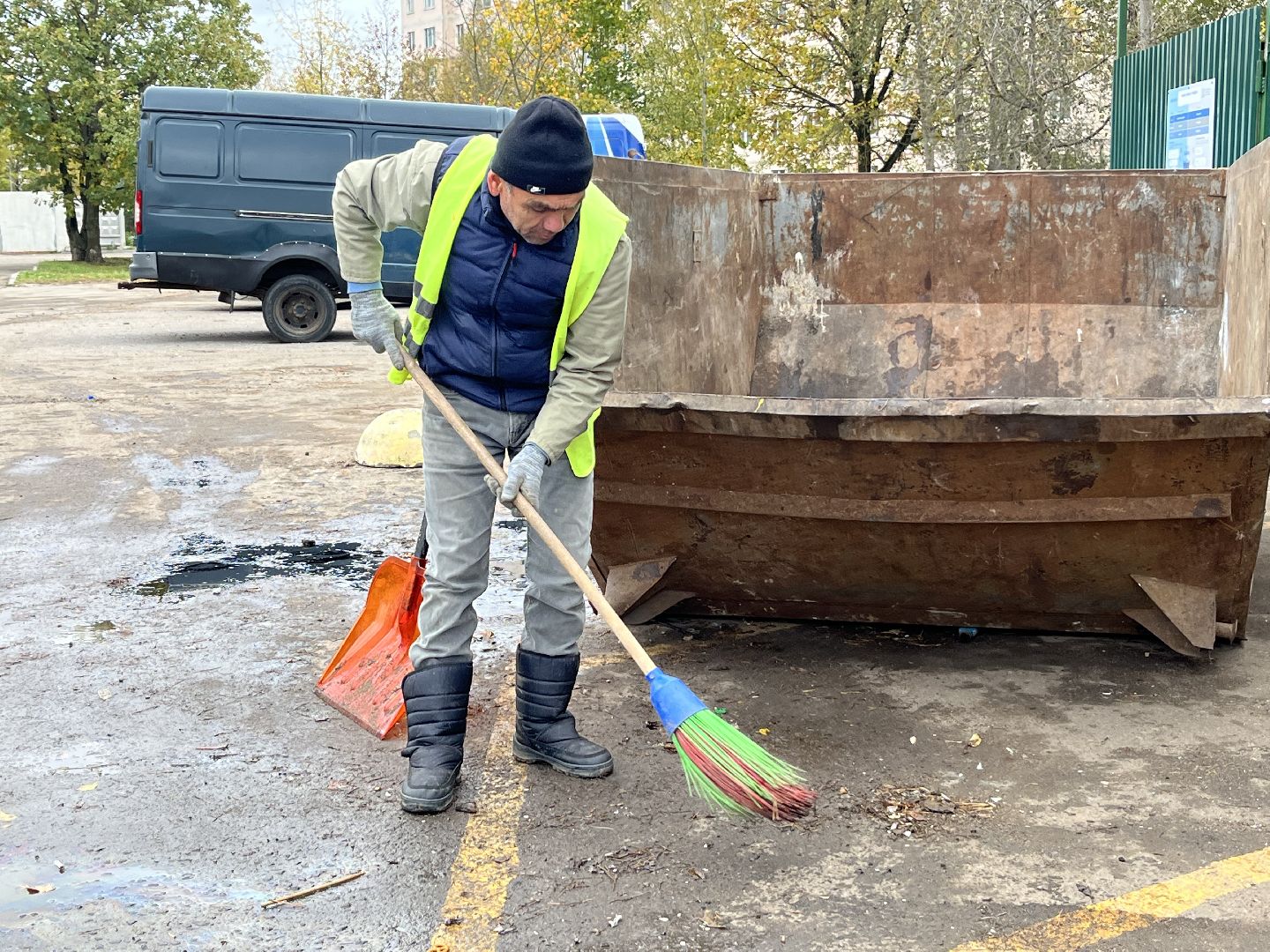 наро-фоминский городской округ, Наро-Фоминск, контейнерная площадка, жкх,