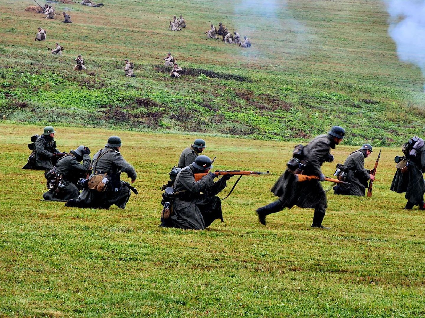 можайск, можайский городской округ, подмосковье, реконструкция, великая отечественная война, немецкая армия, Красная армия, солдаты, боевое искусство, Можайская линия обороны,