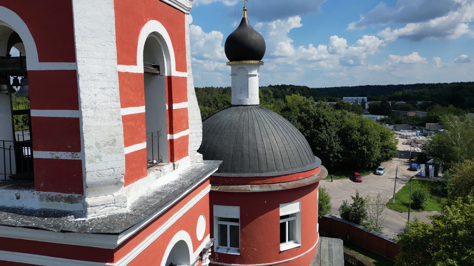 храм, лыткарино, петропавловский,видео с коптера,