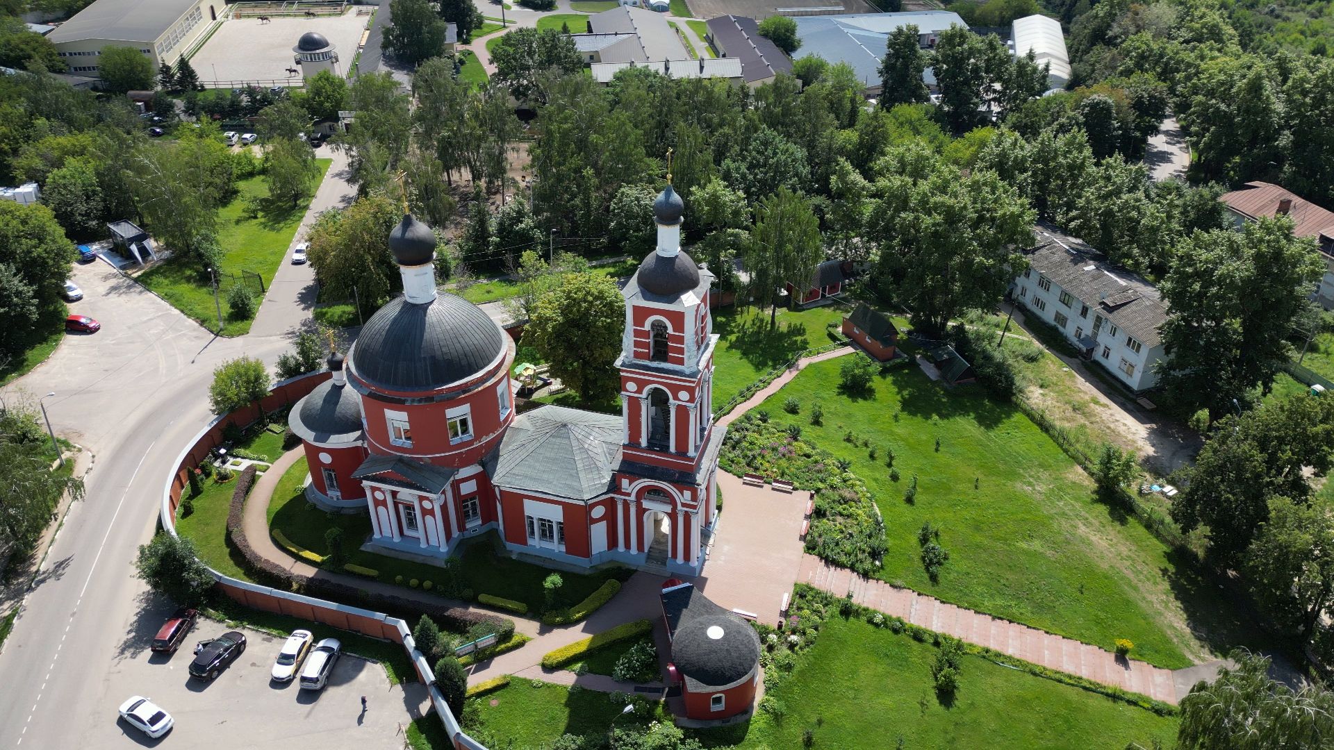 храм, лыткарино, петропавловский,видео с коптера,