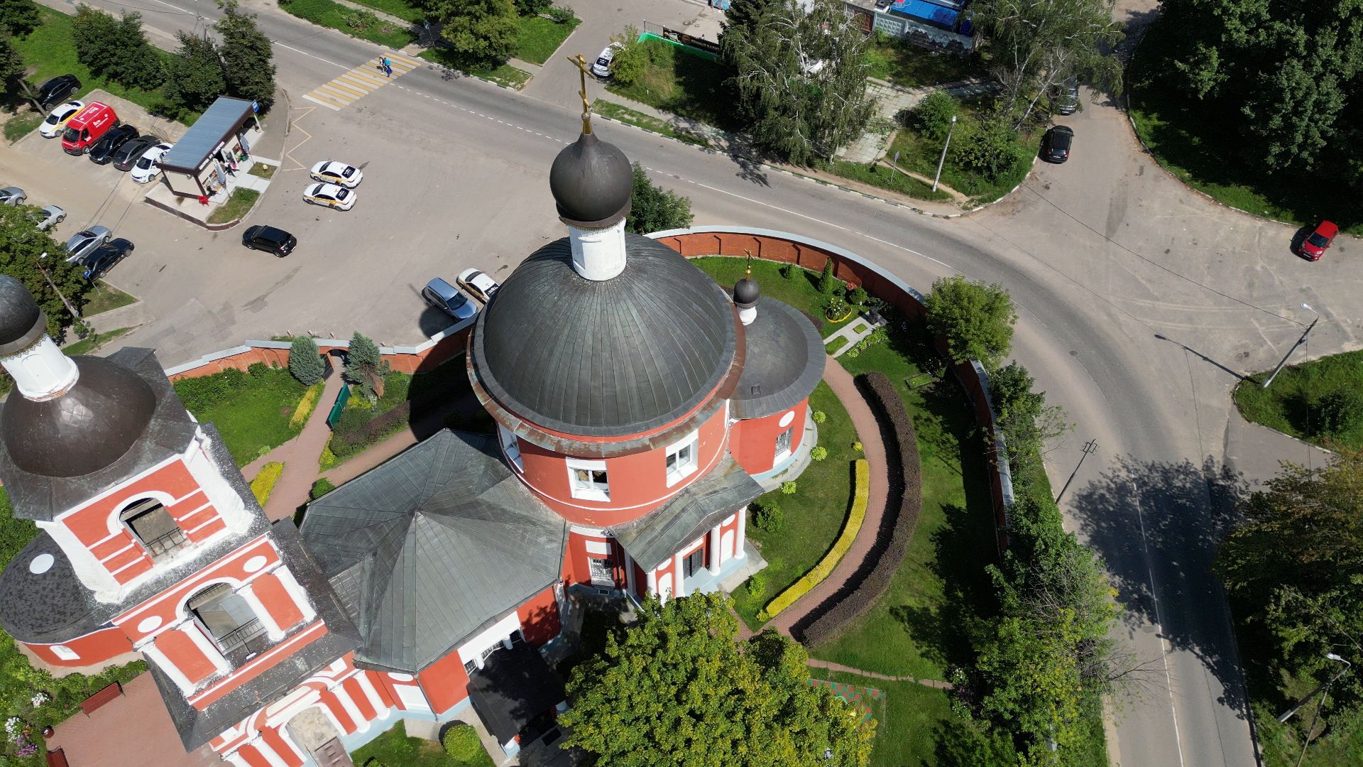 храм, лыткарино, петропавловский,видео с коптера,