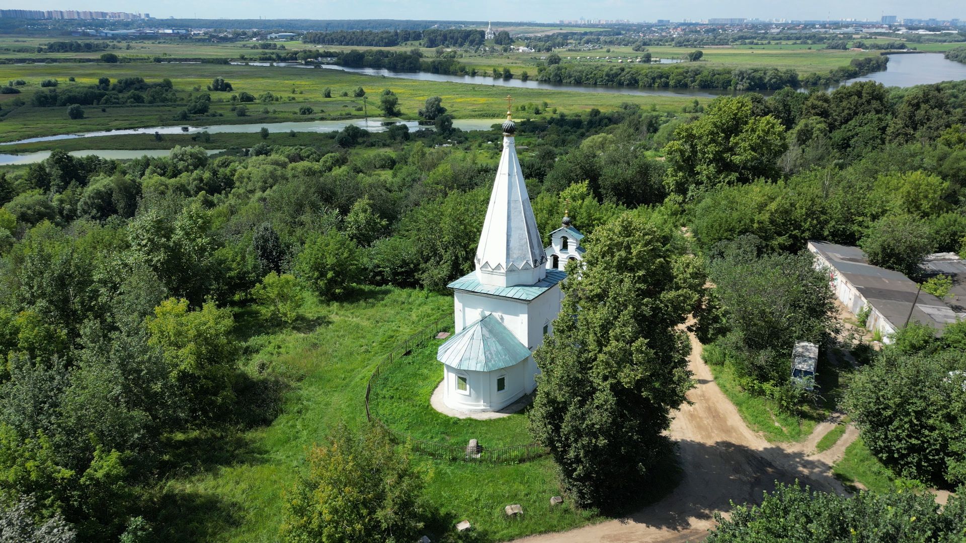 храм, лыткарино, петропавловский,видео с коптера,