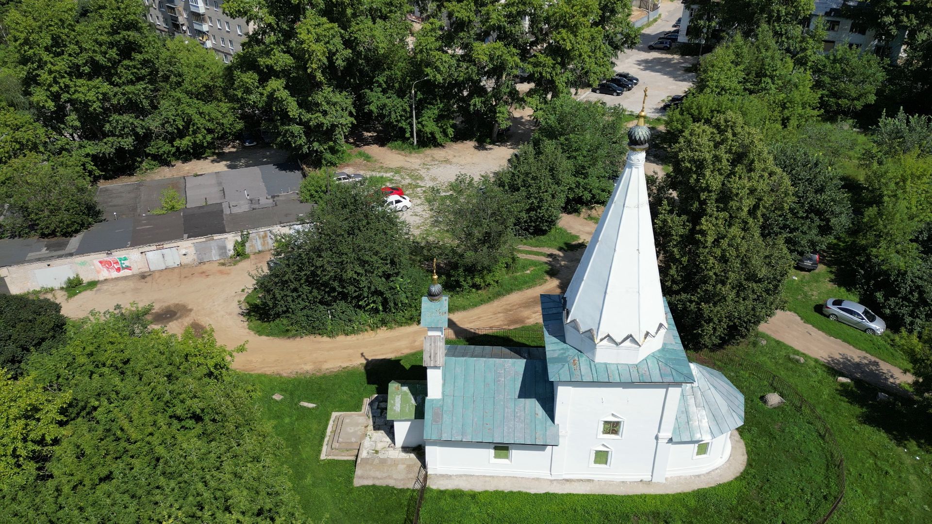 лыткарино, церковь, петровское,видео с коптера,