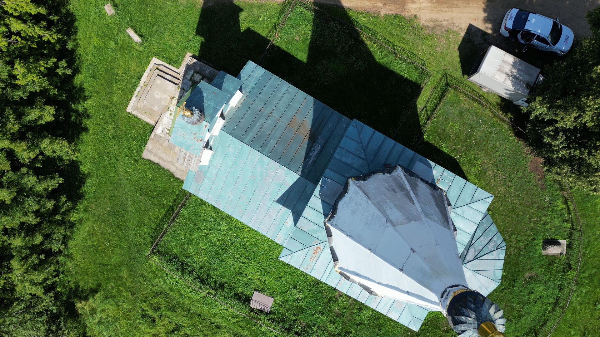 лыткарино, церковь, петровское,видео с коптера,