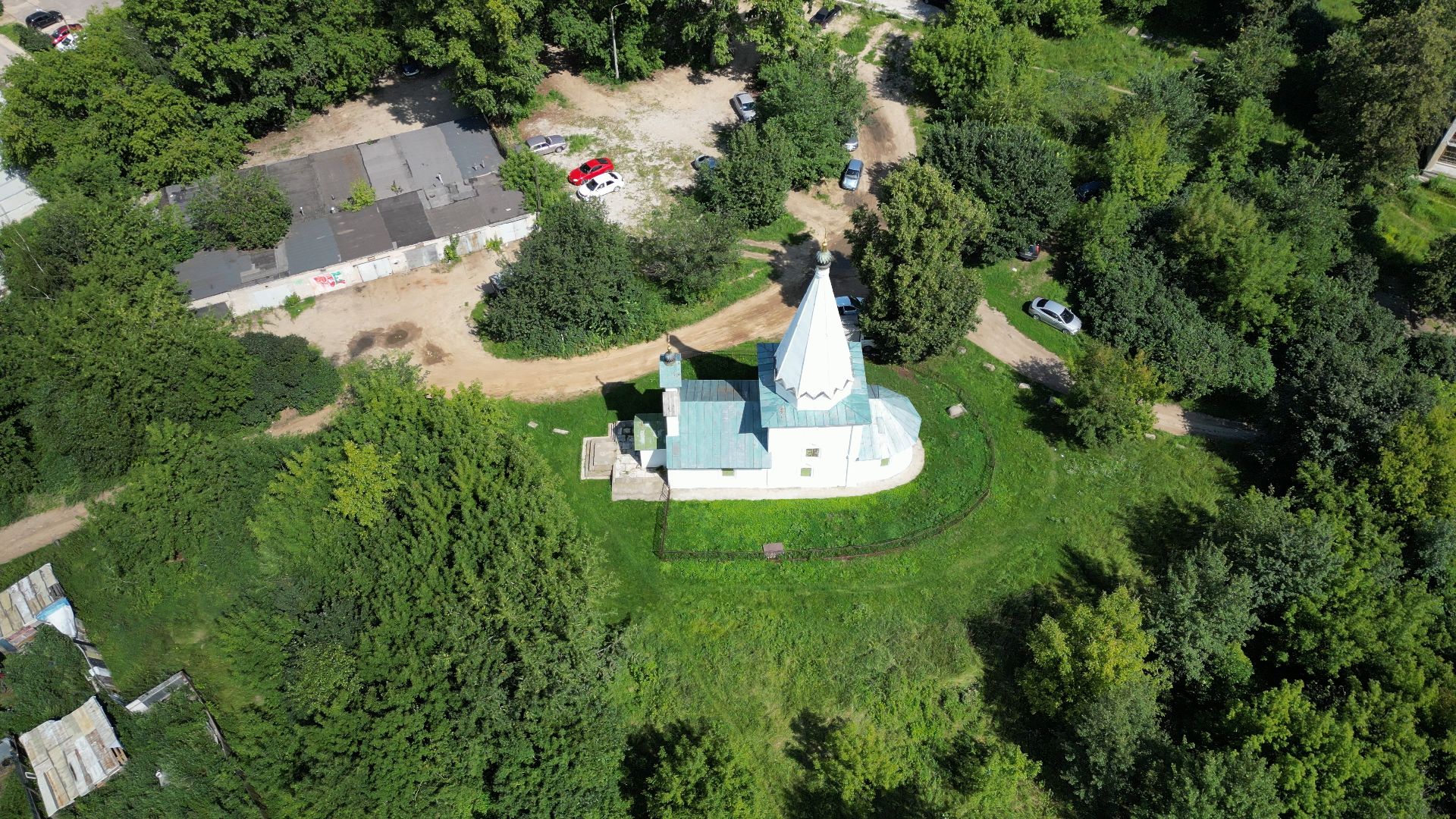 лыткарино, церковь, петровское,видео с коптера,