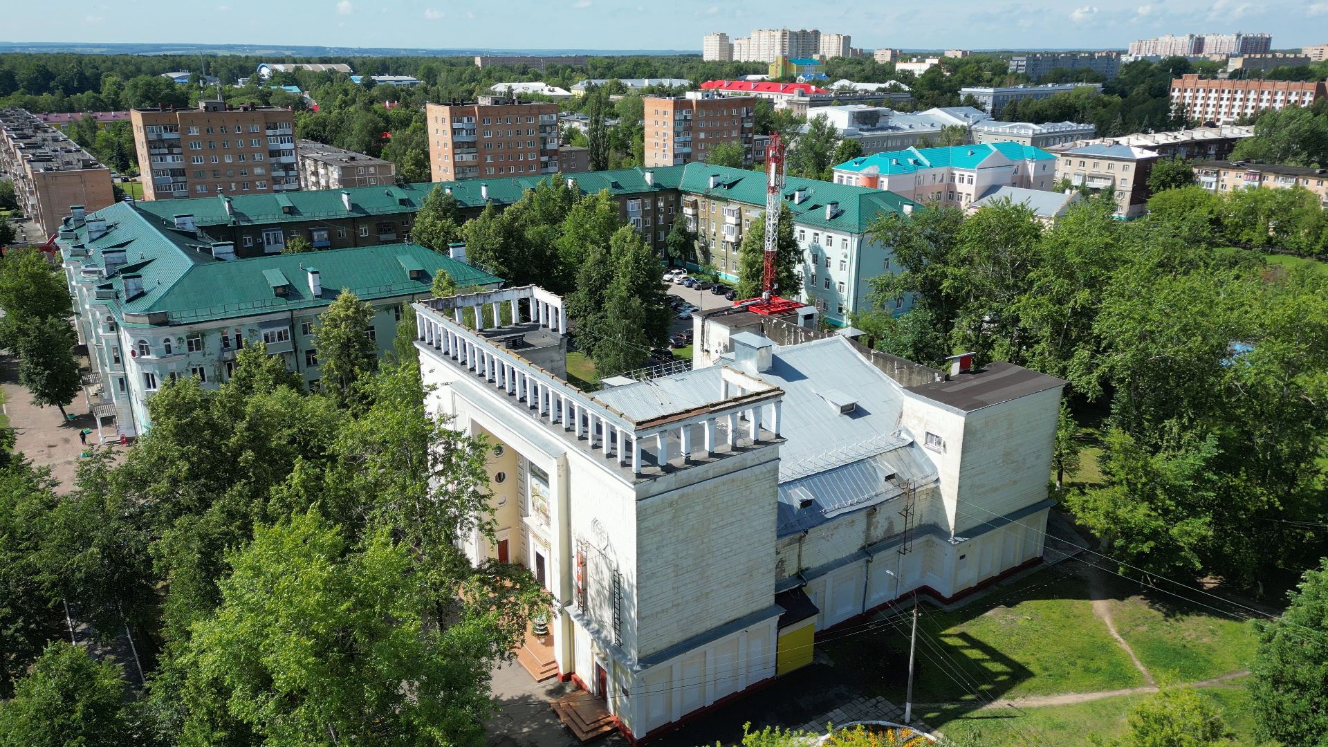 ступино, дом культуры, металлург,видео с коптера,