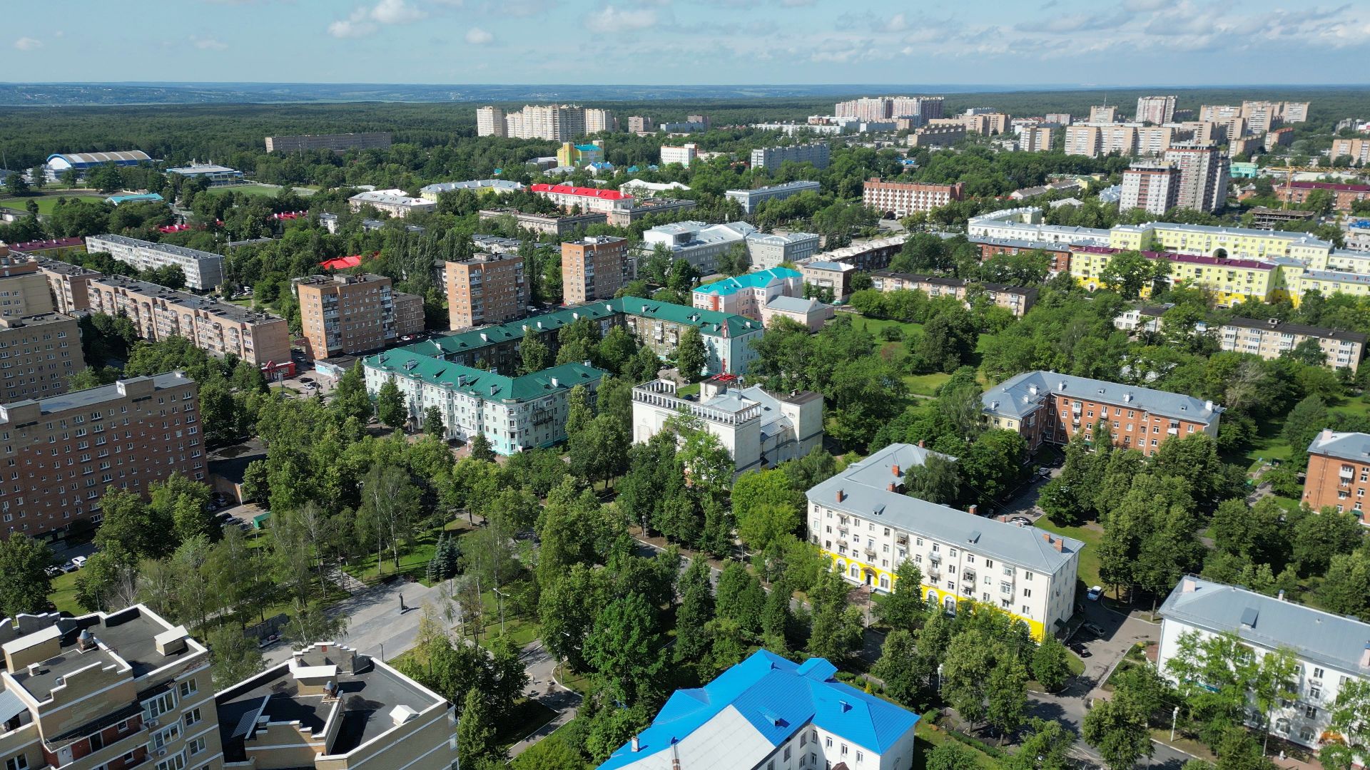 ступино, дом культуры, металлург,видео с коптера,