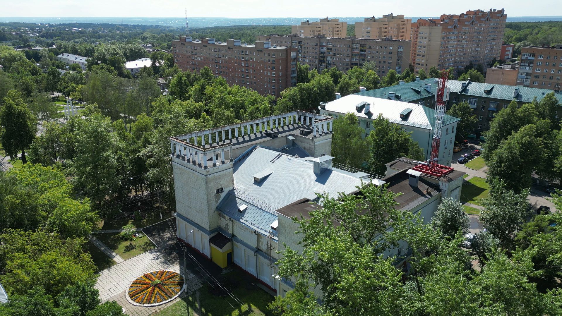 ступино, дом культуры, металлург,видео с коптера,