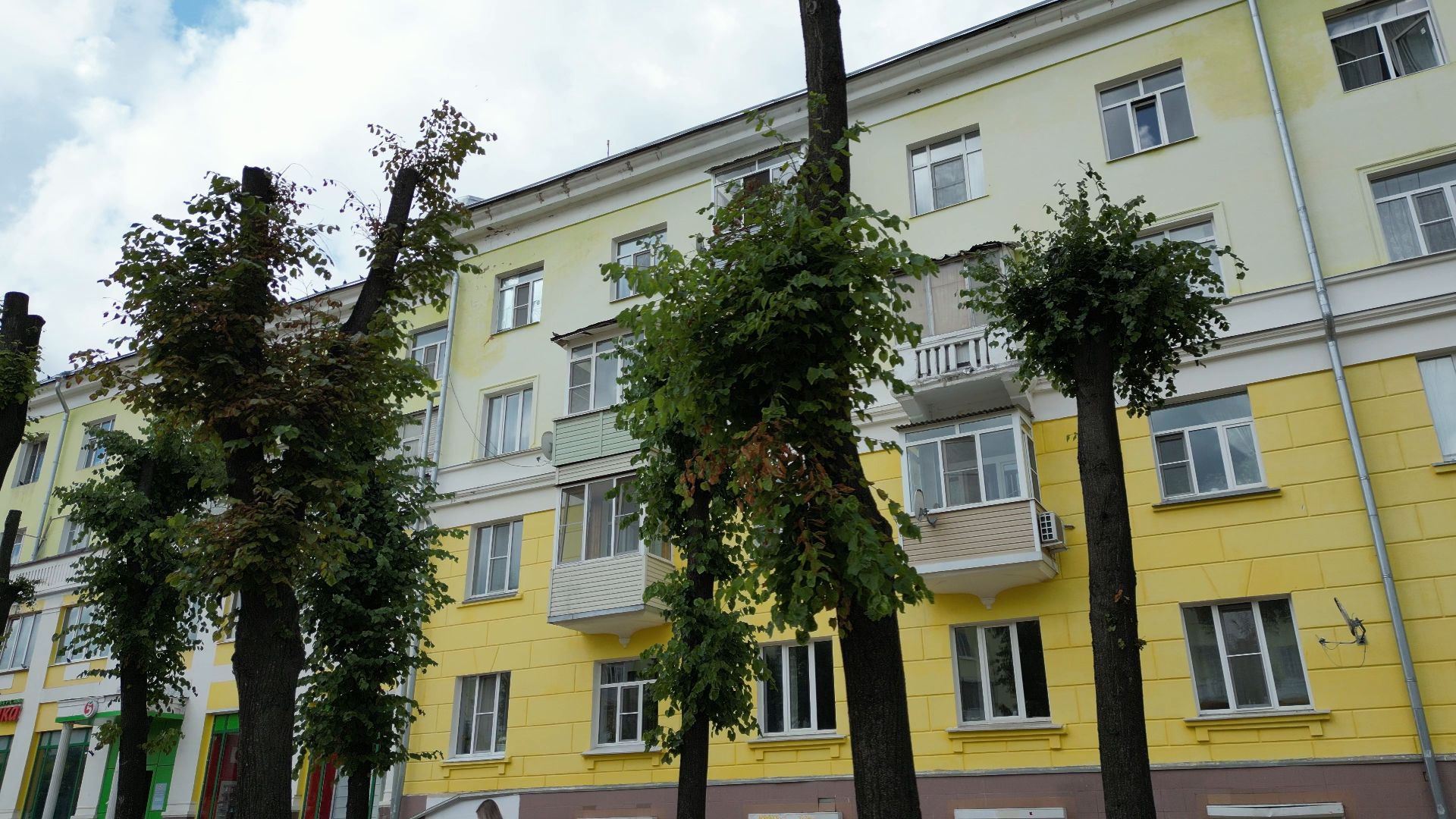 ступино, дома, проспект,видео с коптера,