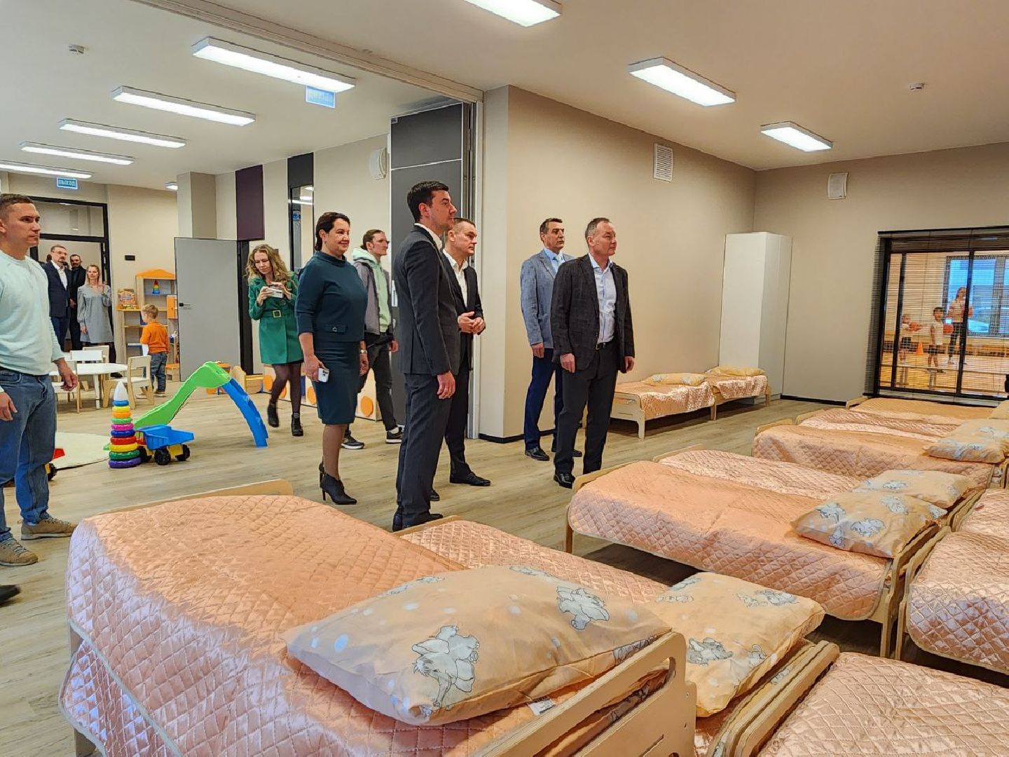 детский сад, строительство, социальный объект, сапроново, брусника,