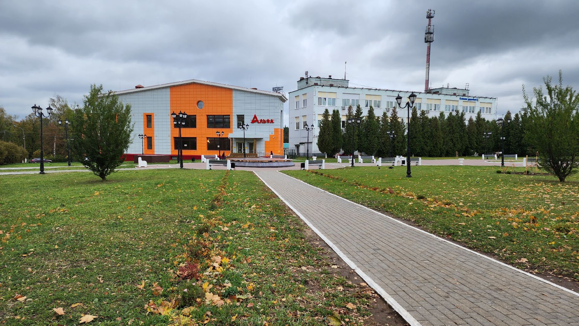 кашира, фонтан, консервация, подготовка к зиме, городской парк,