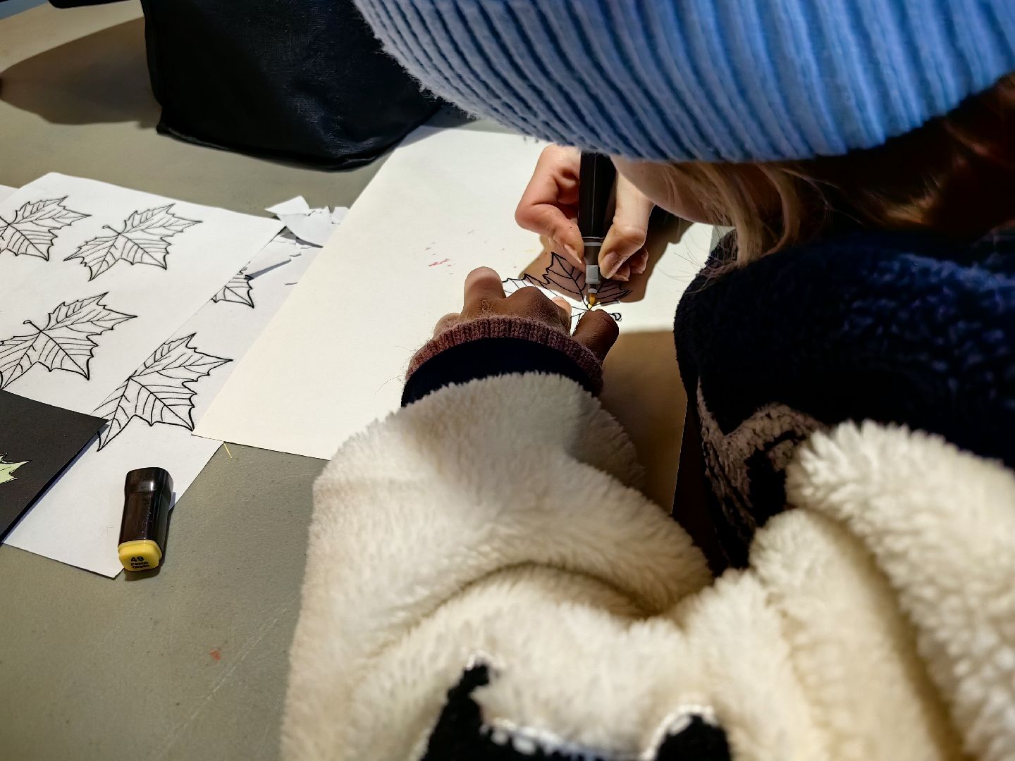 мастер-класс, открытка, парк, дети,