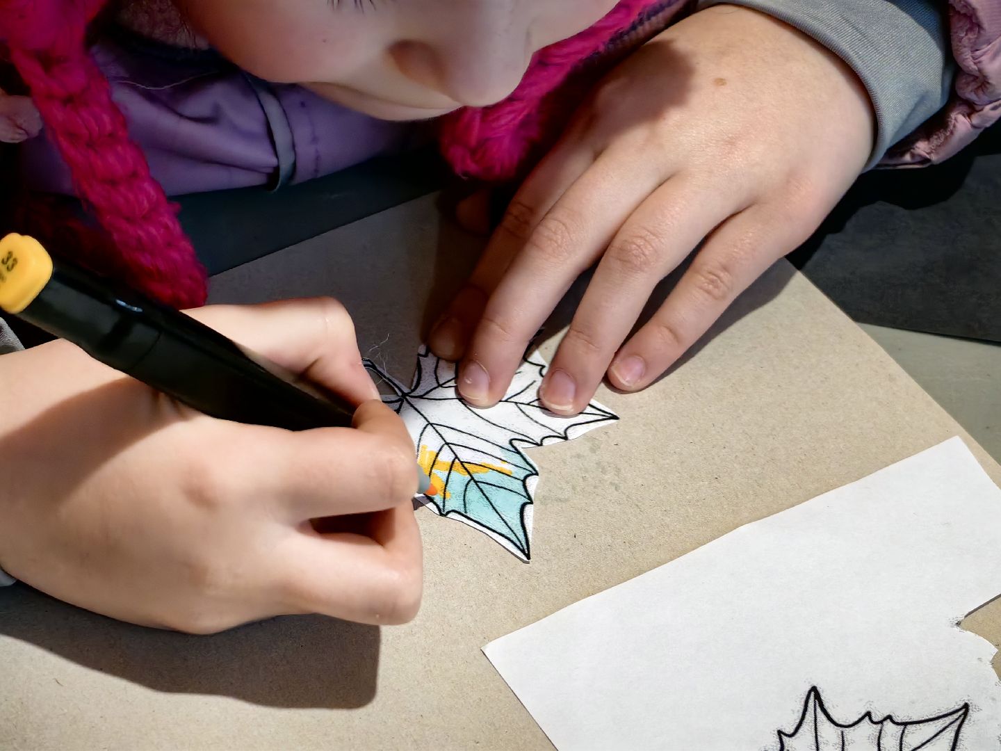 мастер-класс, открытка, парк, дети,