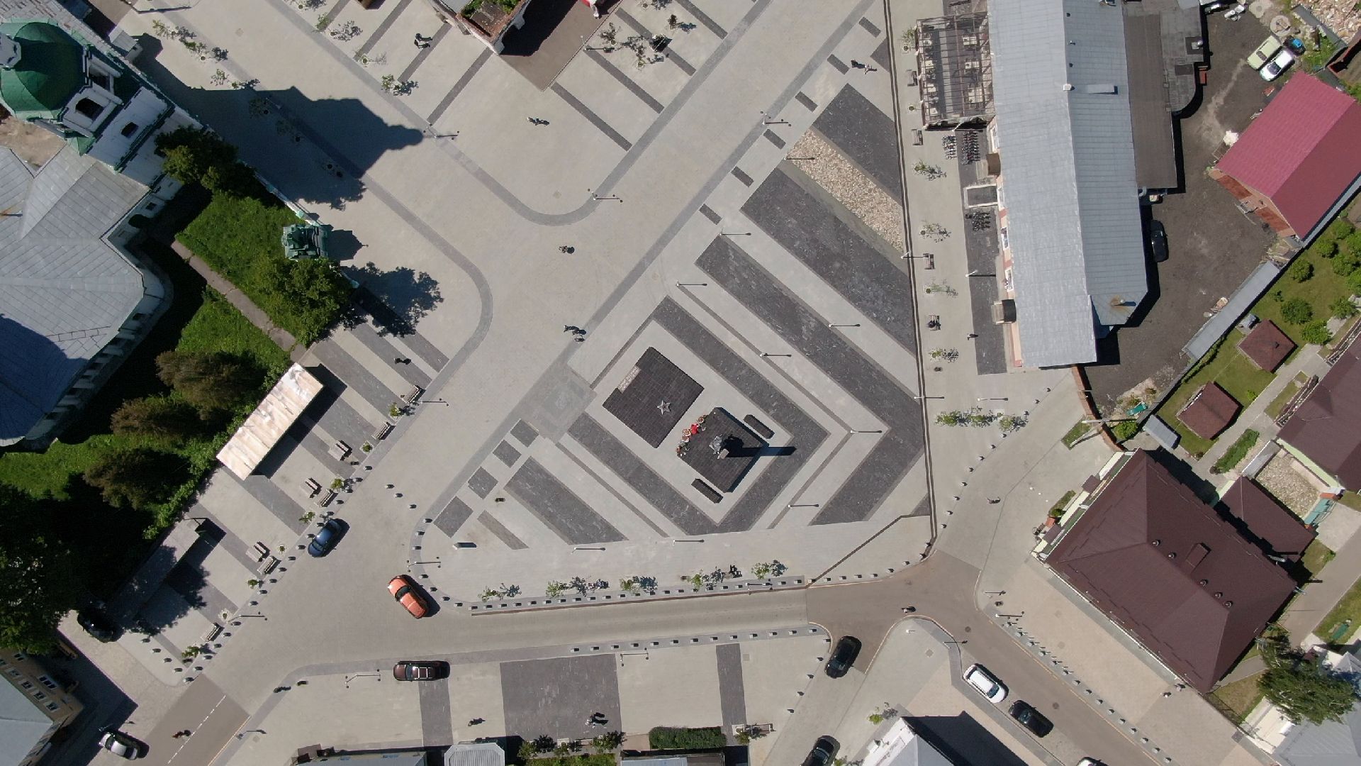 зарайск, культура, архитектура,видео с коптера,