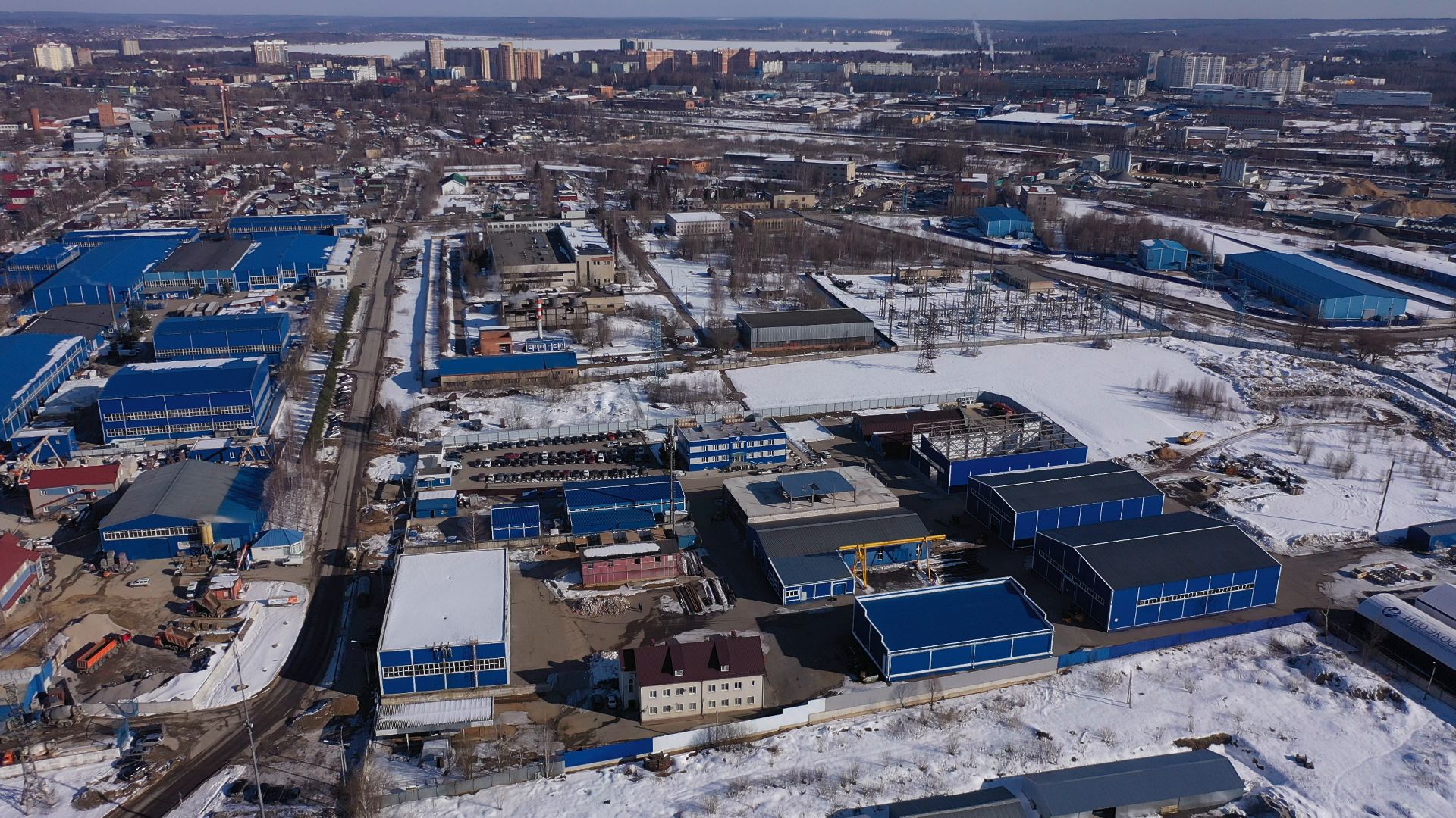 водоочистка, солнечногорск,видео с коптера,