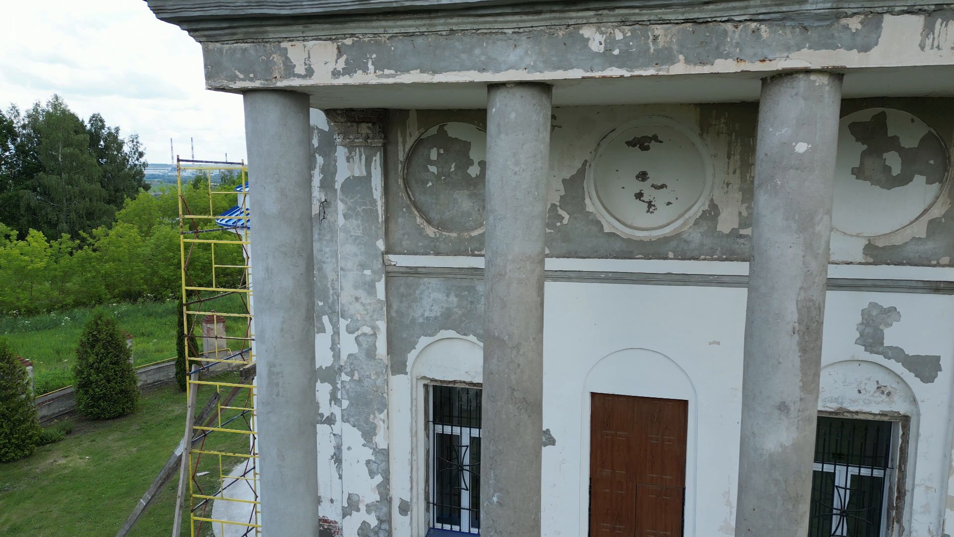 ступино, церковь,видео с коптера,