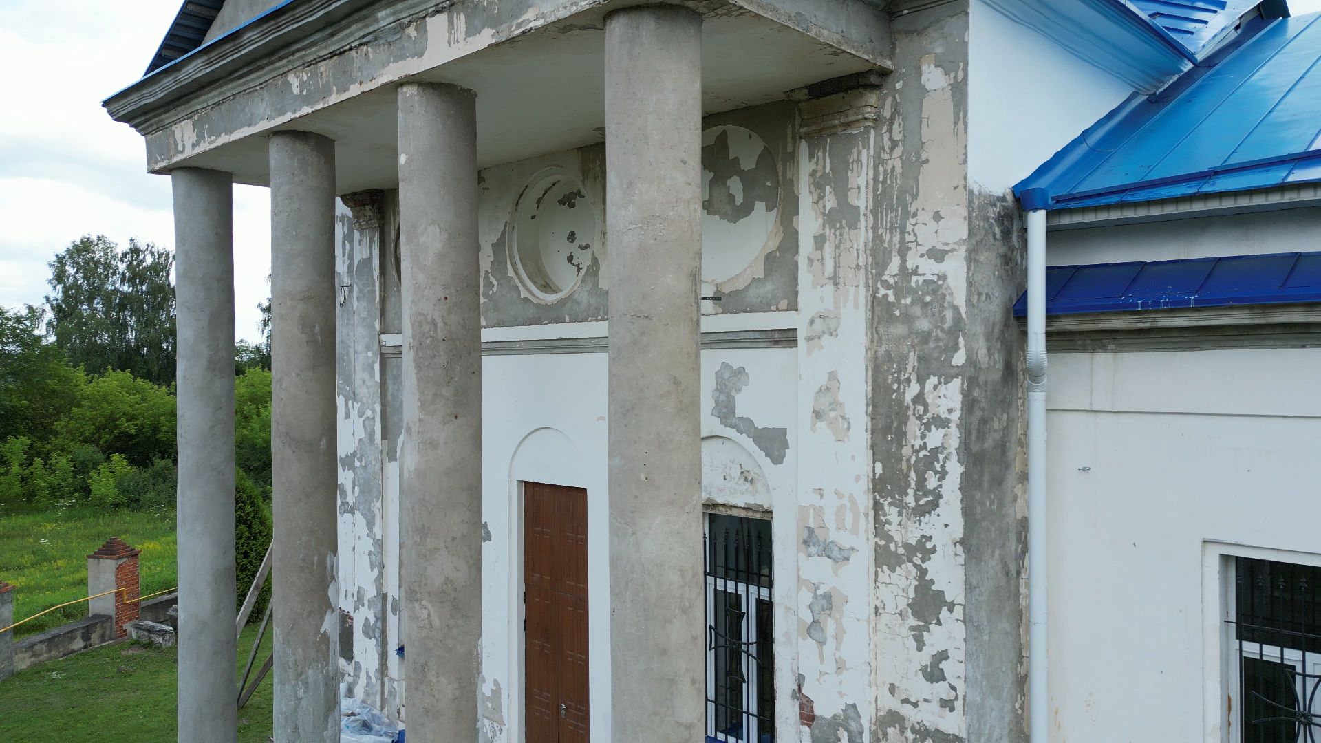 ступино, церковь,видео с коптера,