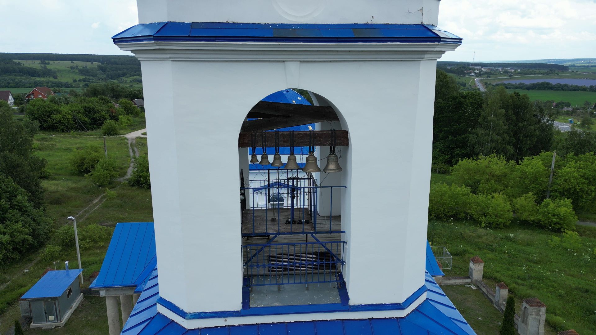 ступино, церковь,видео с коптера,