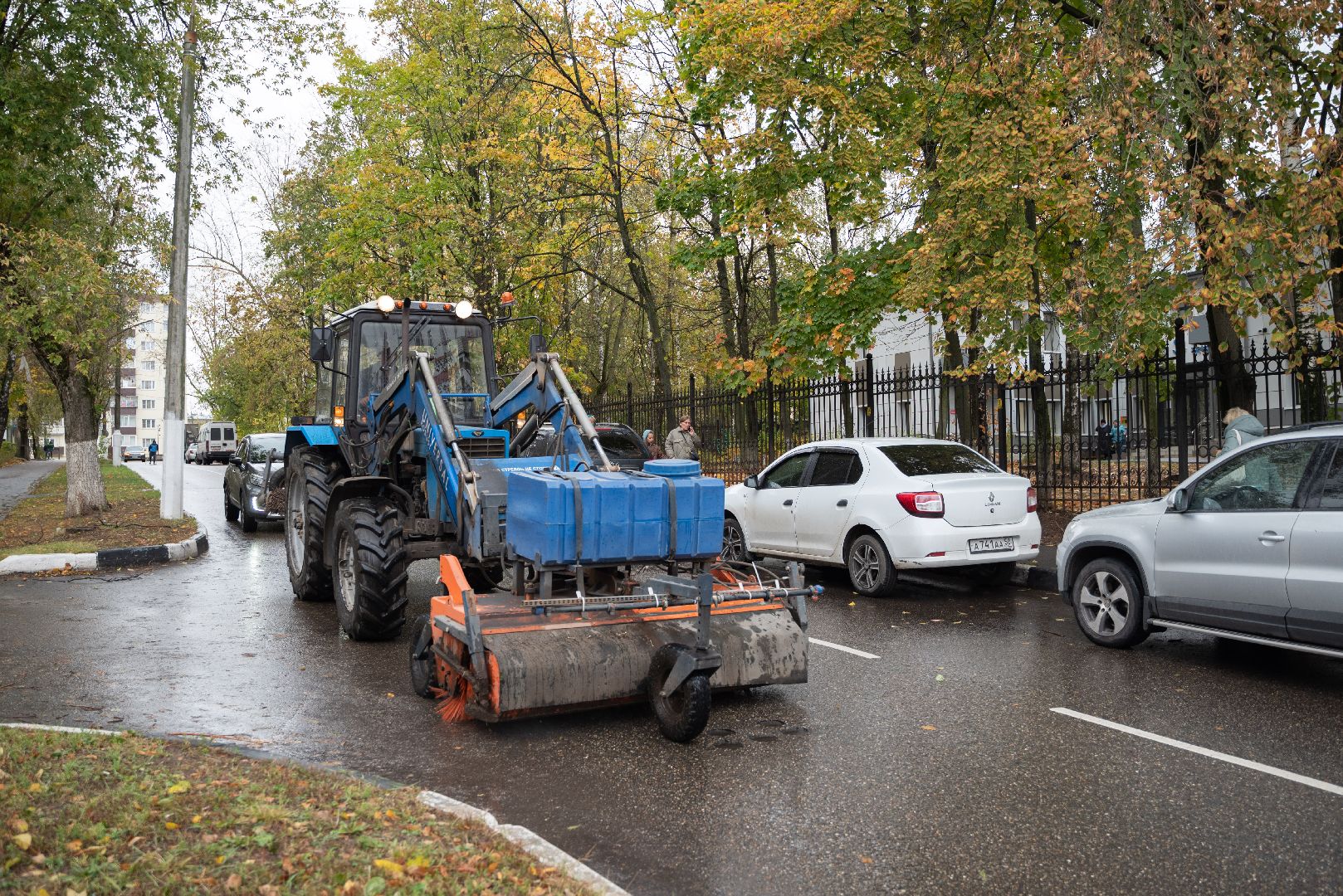 лыткарино, жкх, уборка, осень,