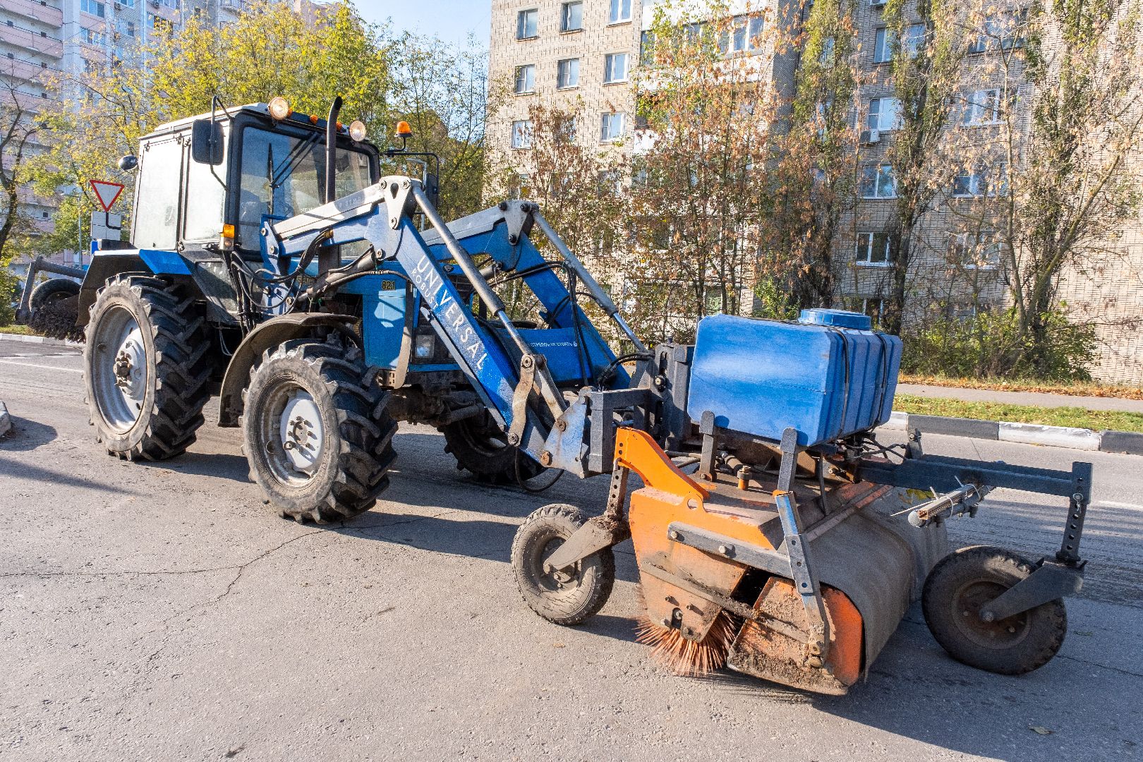 лыткарино, жкх, уборка, осень,