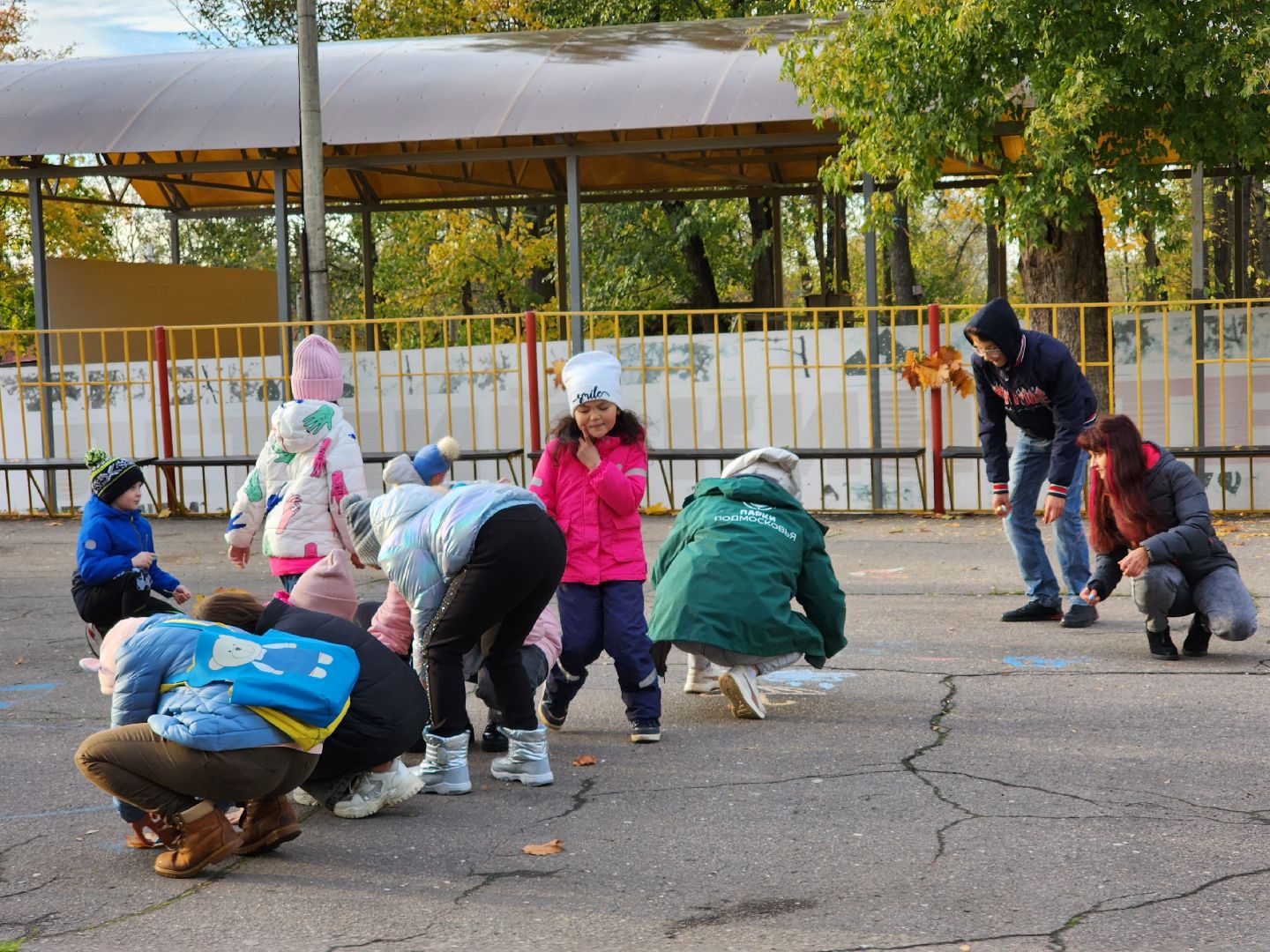 егорьевск, очень, дети, пегас, парк, осень, краски осени,