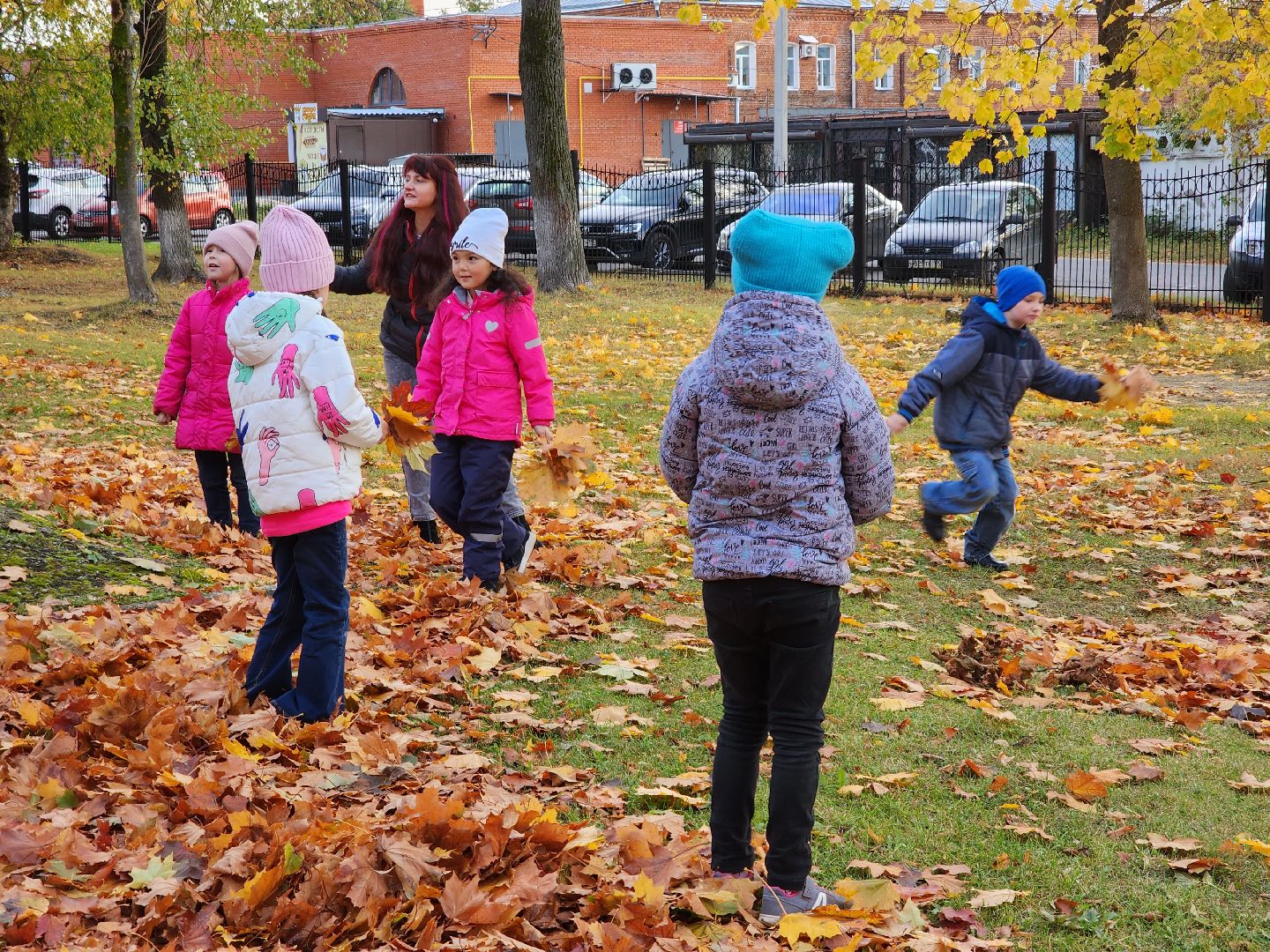 егорьевск, очень, дети, пегас, парк, осень, краски осени,