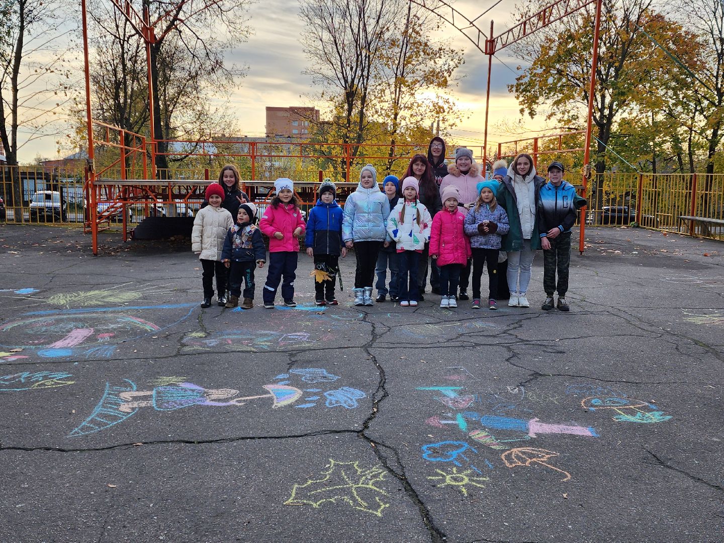 егорьевск, очень, дети, пегас, парк, осень, краски осени,