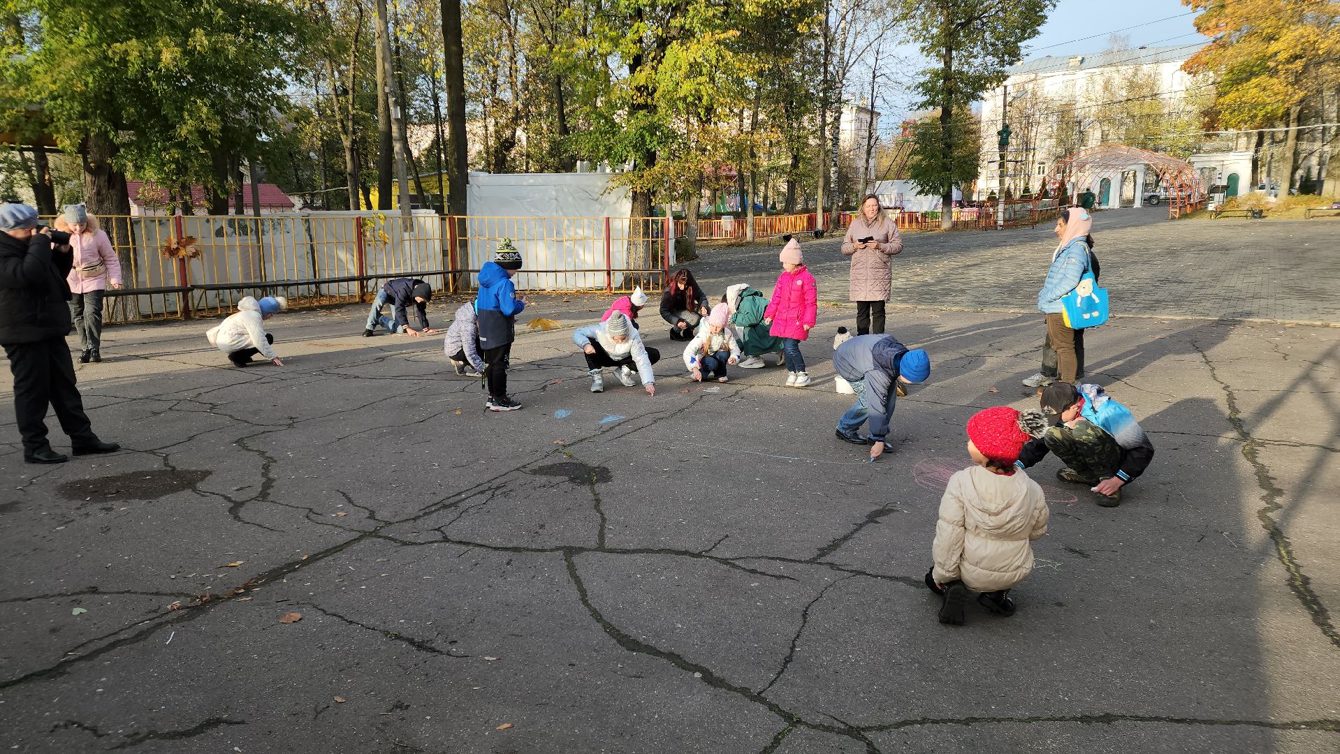 егорьевск, очень, дети, пегас, парк, осень, краски осени,