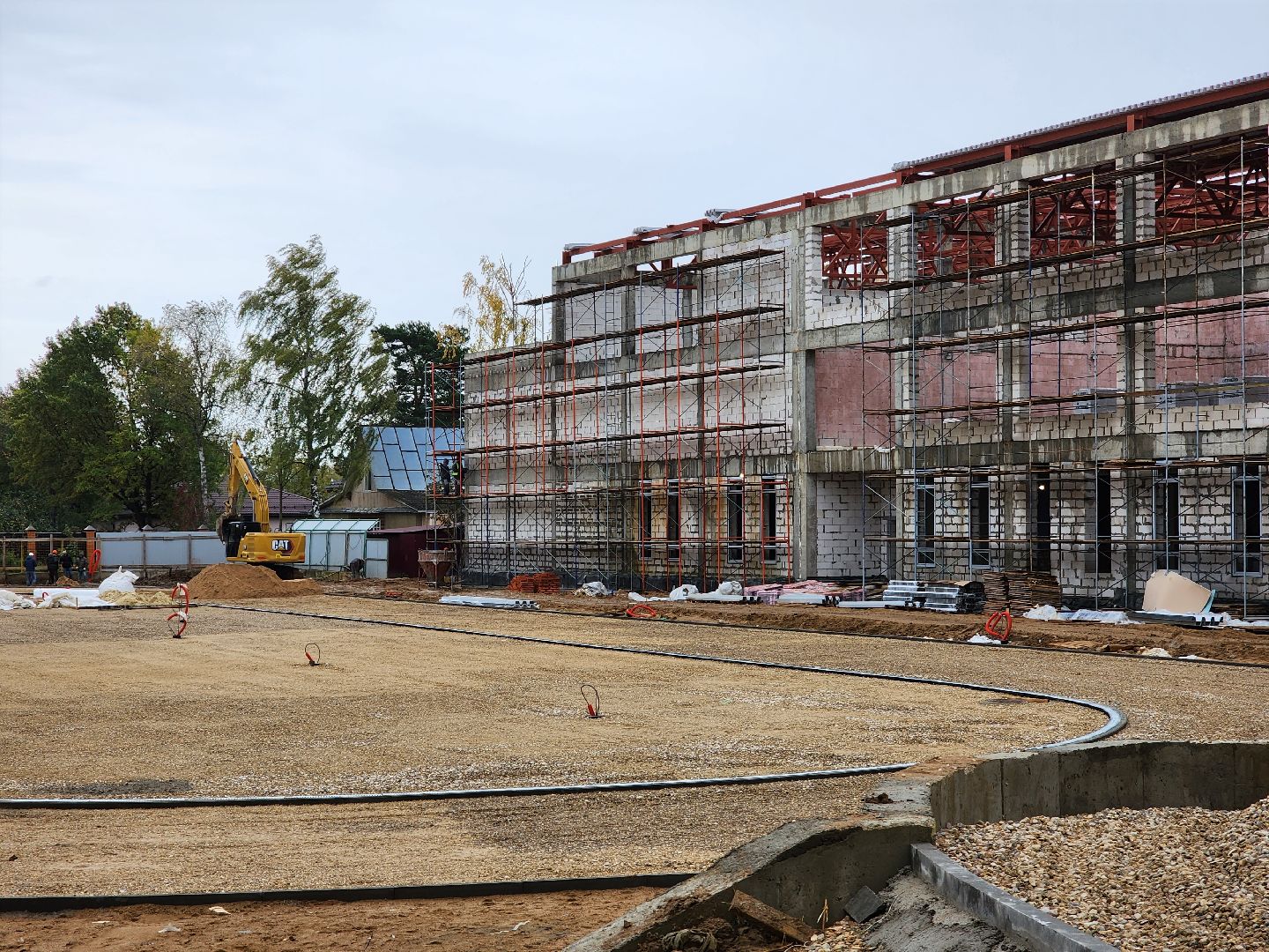 Одинцово, немчиновка, школа, стройка,