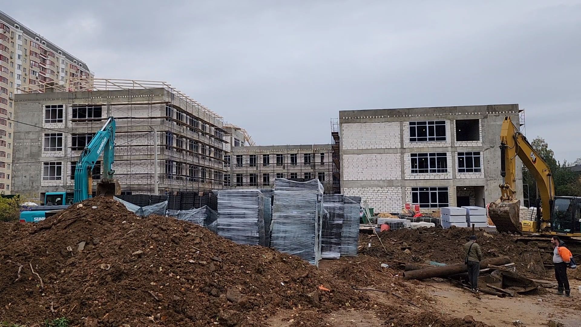 Одинцово, немчиновка, школа, стройка,