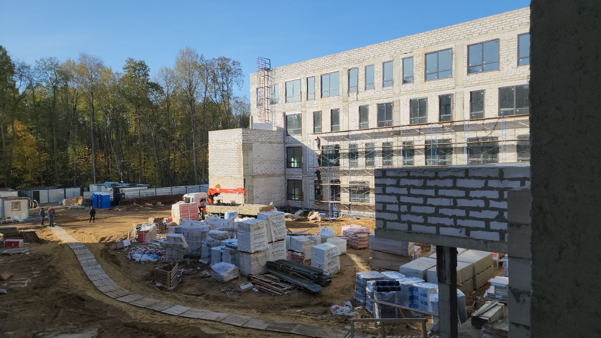 Ступино, новая школа, строительство,