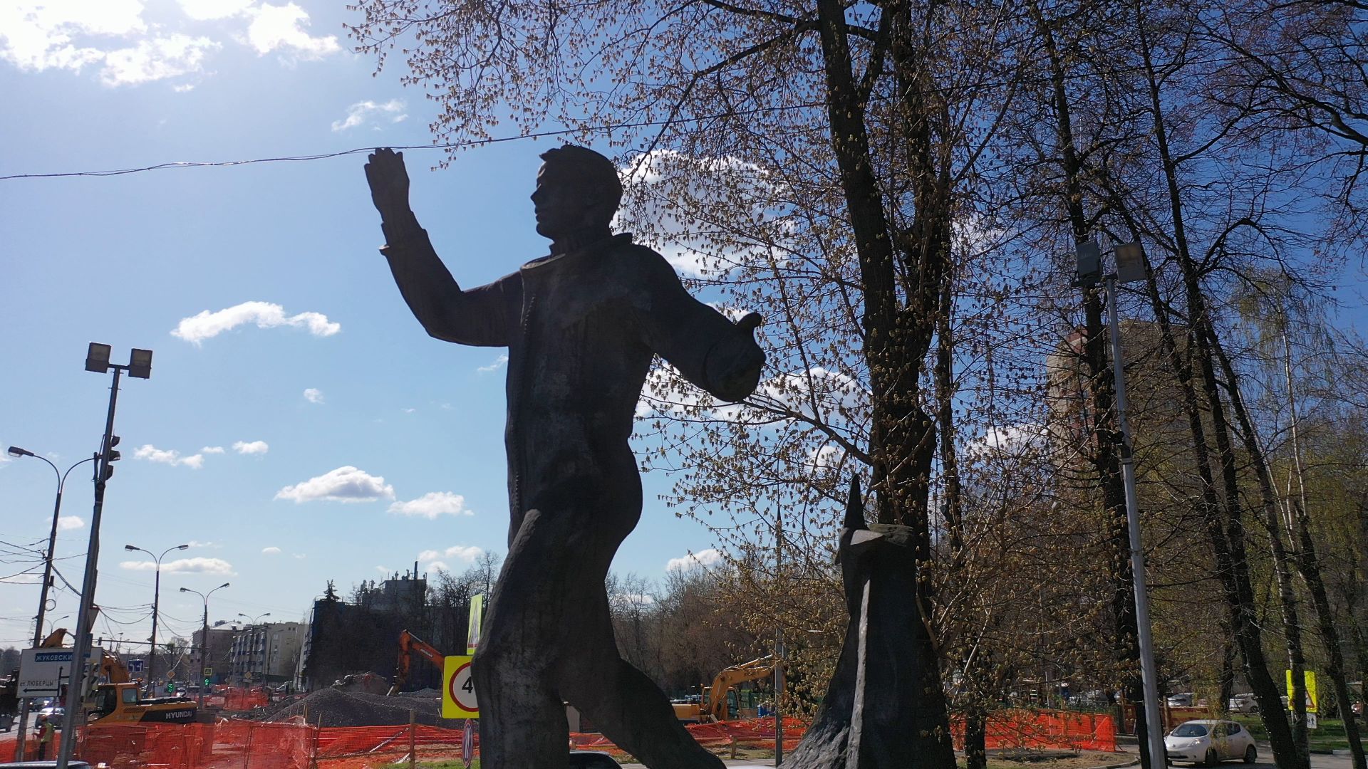 Люберцы, Гагарин, история, памятник, культура,видео с коптера,