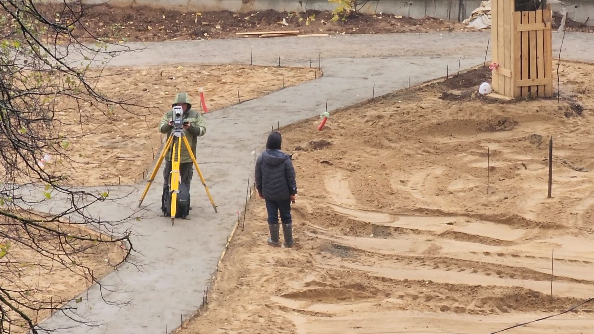 одинцово, строительство, одинбург, частный дом, сквер, благоустройство, синий домик,